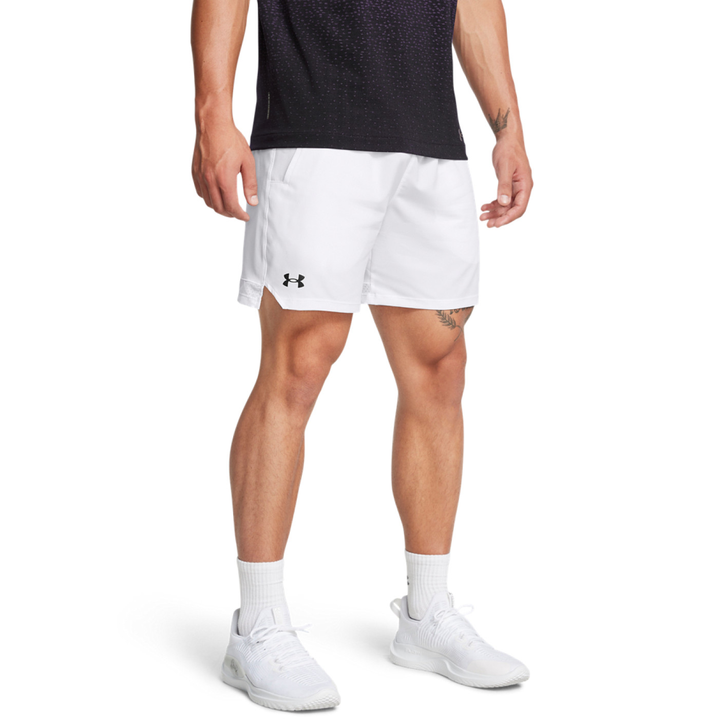 Under Armour Vanish Short d'Entraînement Woven Blanc Noir