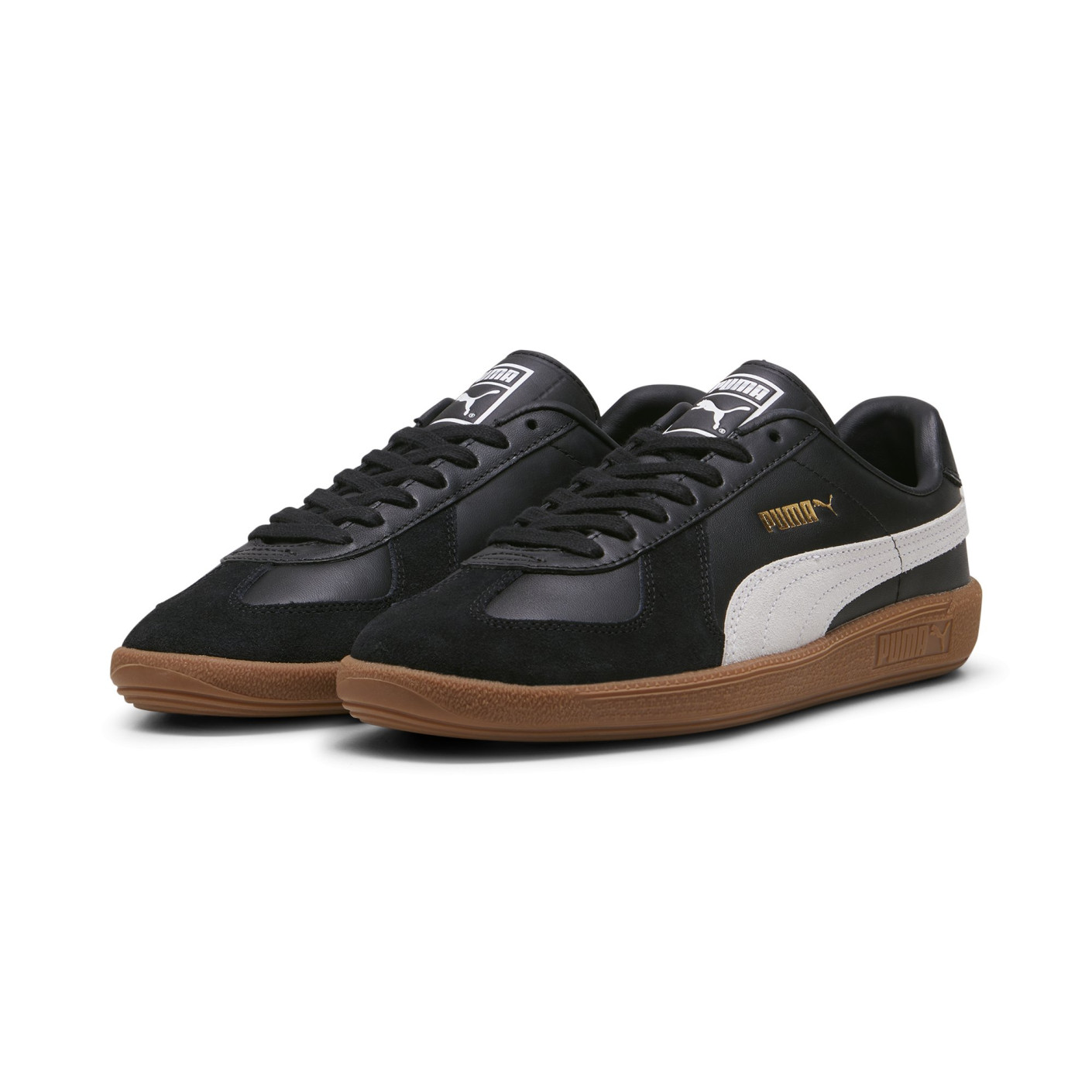 PUMA Army Trainer Baskets Noir Blanc Brun