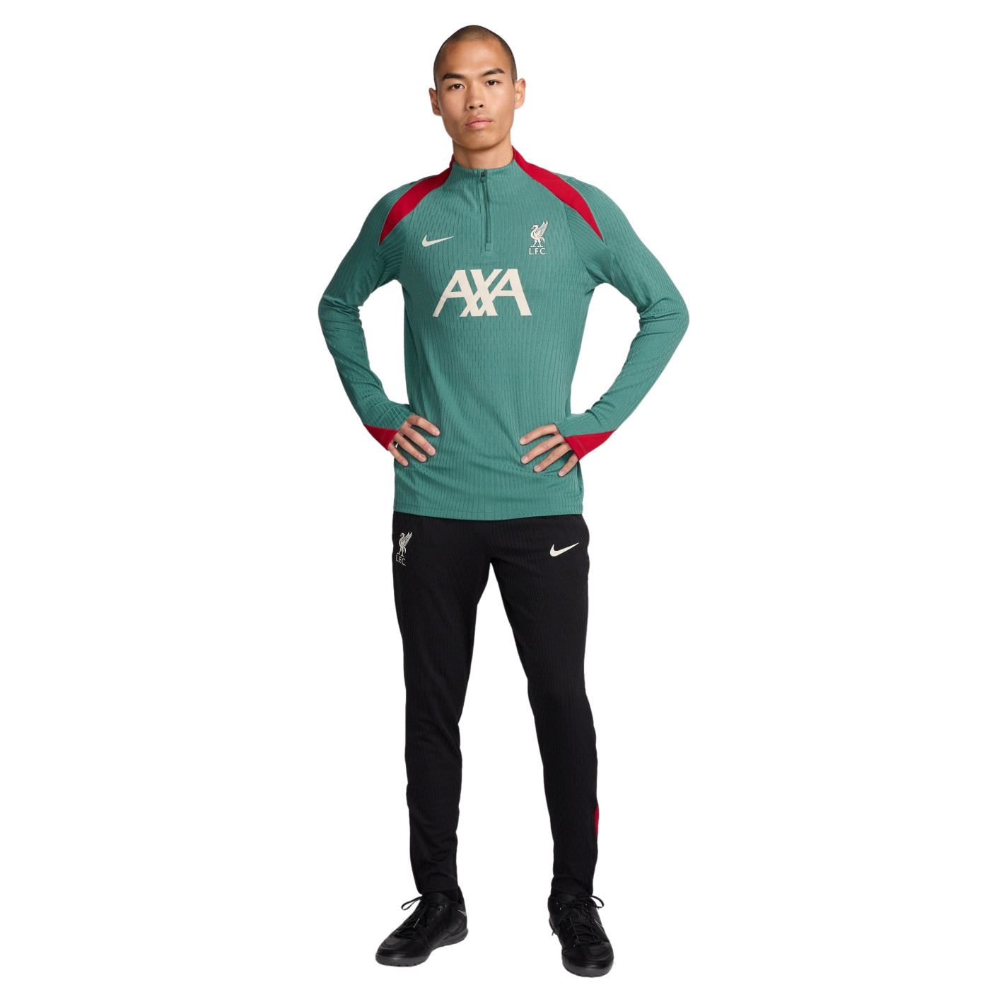 Nike Liverpool Strike Elite Survêtement 1/4-Zip 2024-2025 Vert Noir Rouge