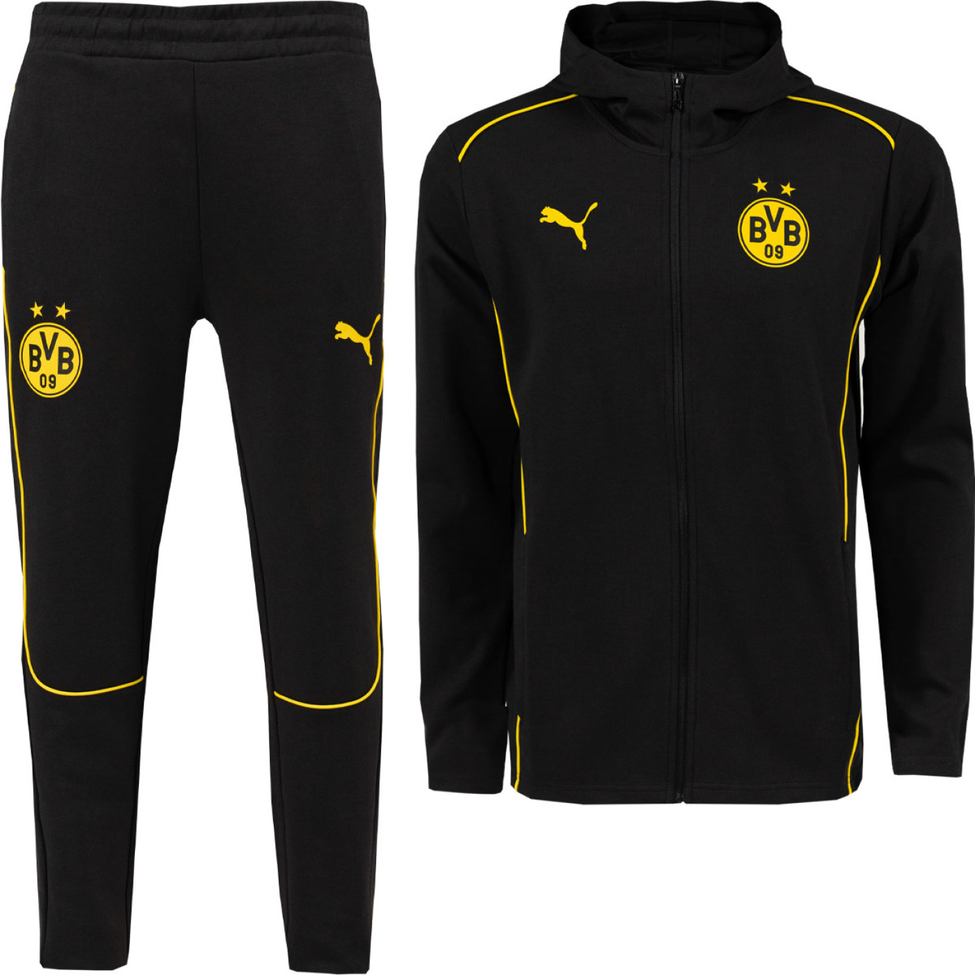 Survetement puma noir et jaune hotsell
