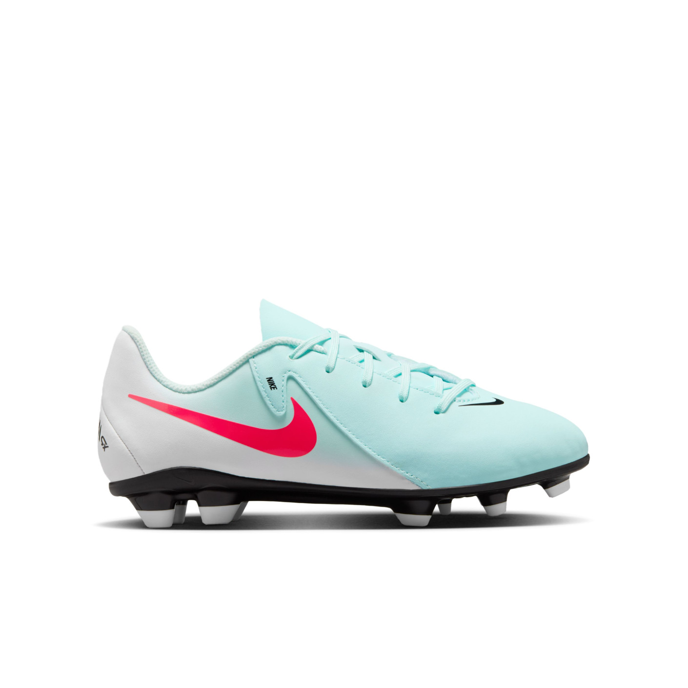 Nike Phantom GX II Club Gazon Naturel Gazon Artificiel Chaussures de Foot (MG) Enfants Vert Menthe Rouge Noir