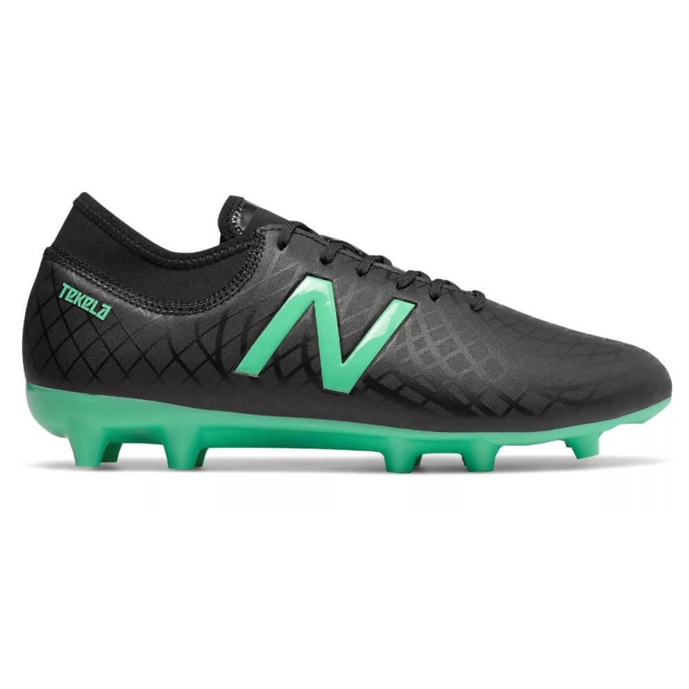 New Balance Tekela Magia Gras Voetbalschoenen (FG) Zwart Groen