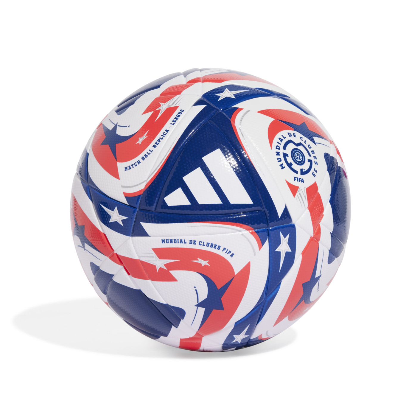adidas FIFA Club World Cup League Ballon de Foot Taille 5 Blanc Bleu Rouge
