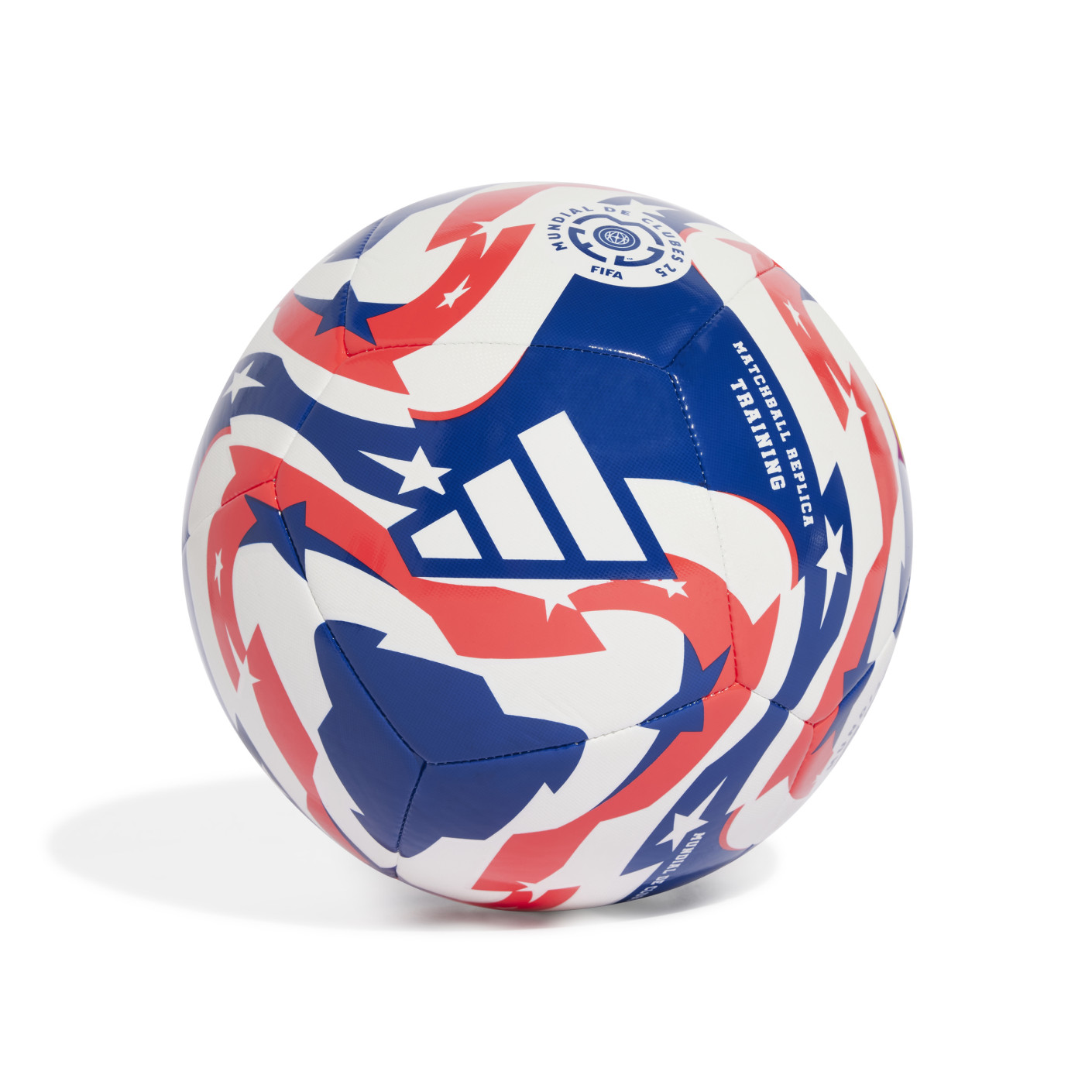 adidas FIFA Club World Cup Training Ballon de Foot Taille 5 Blanc Bleu Rouge