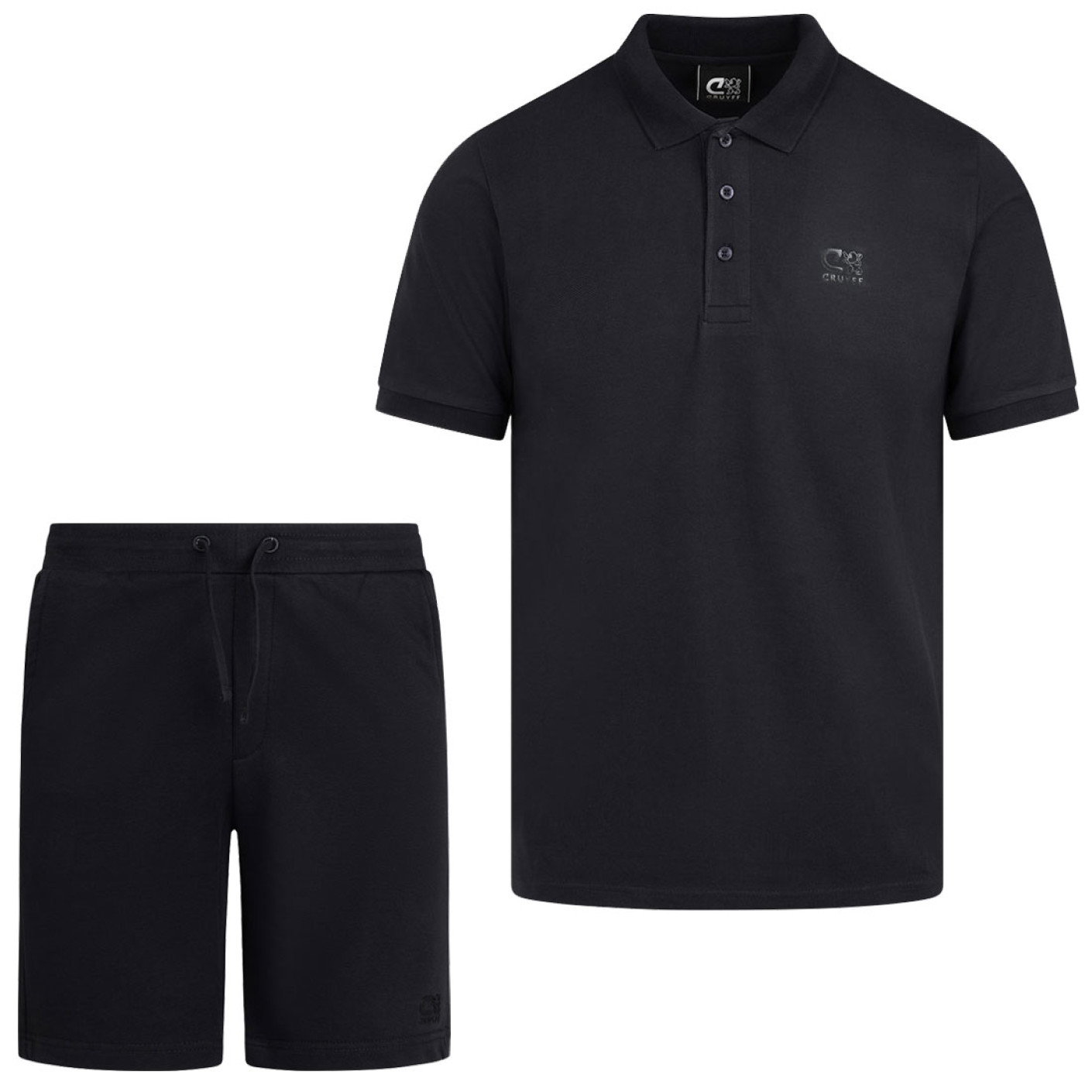 Cruyff Classic Ensemble d'Été Polo Noir