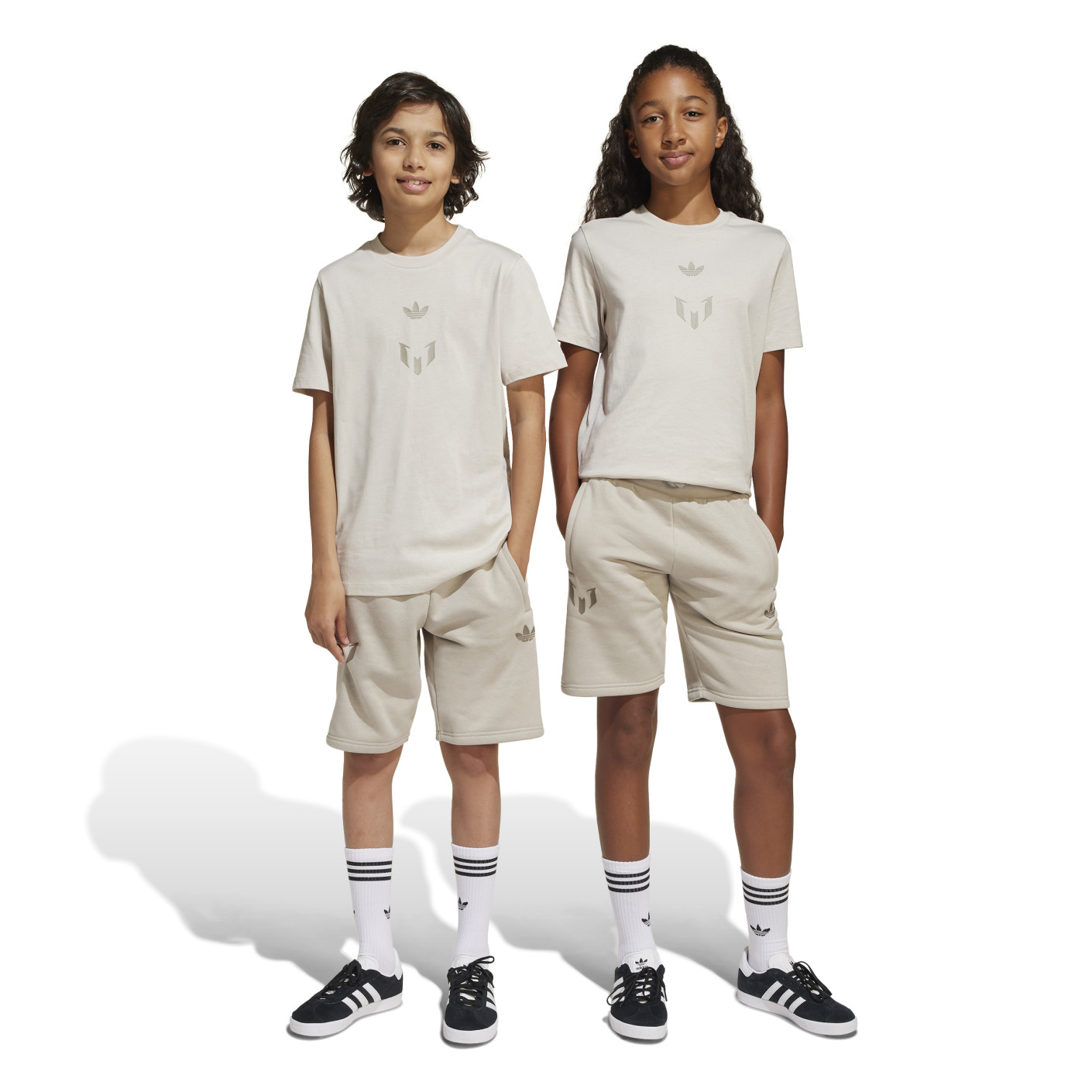 adidas Messi Ensemble d'Été Enfants Beige