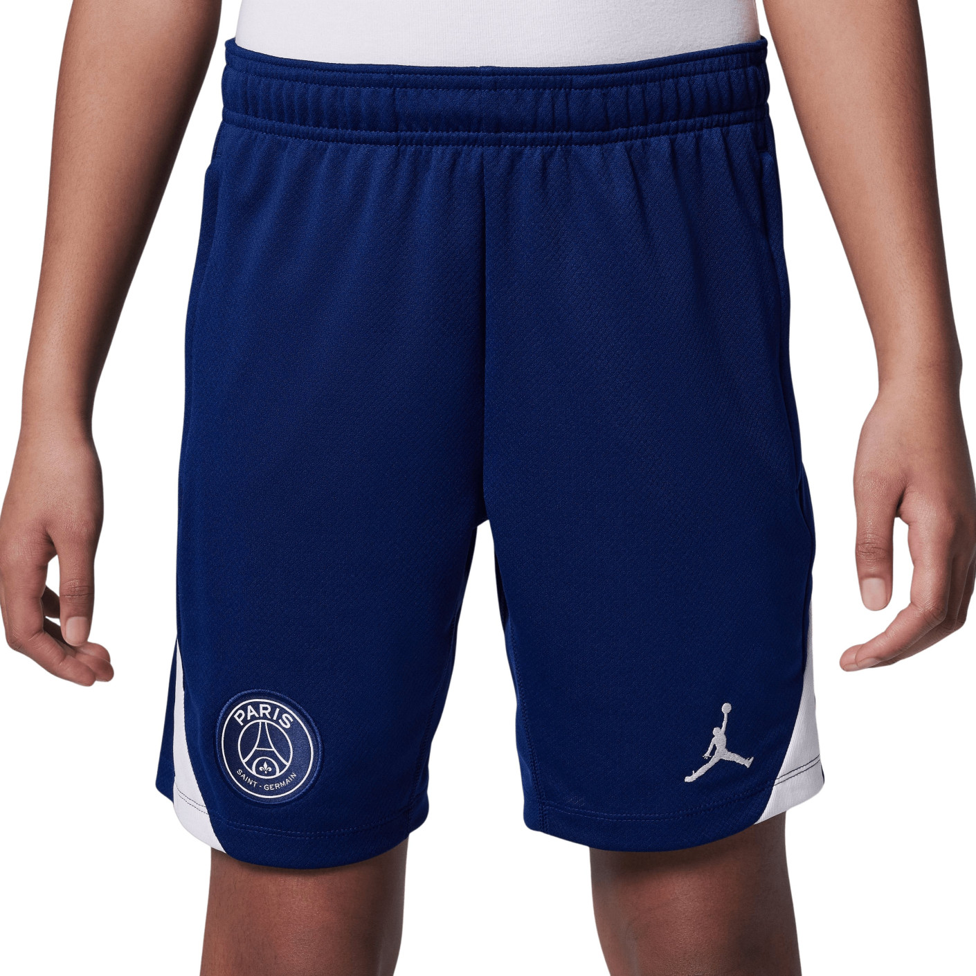 Nike Paris Saint-Germain x Jordan Strike Short d'Entraînement 2024-2025 Enfants Bleu Blanc