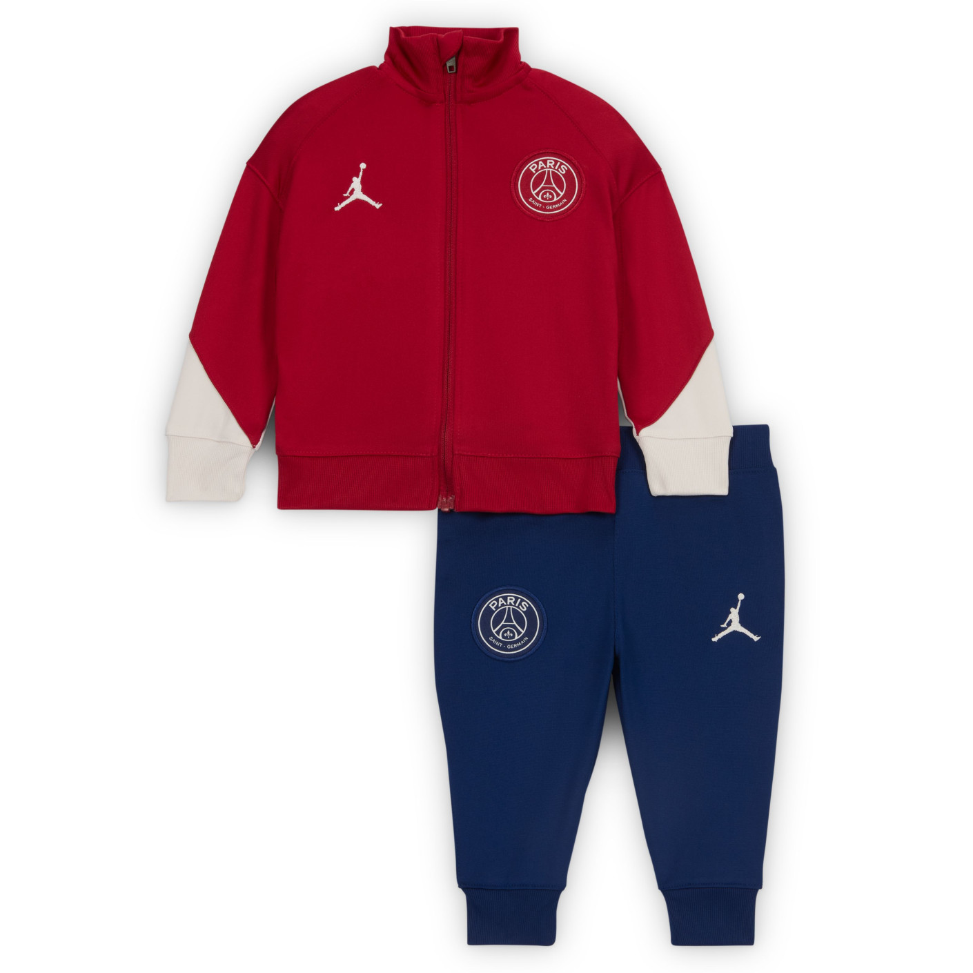 Nike Paris Saint-Germain x Jordan Strike Survêtement Full-Zip 2024-2025 Bébé Rouge Bleu Blanc
