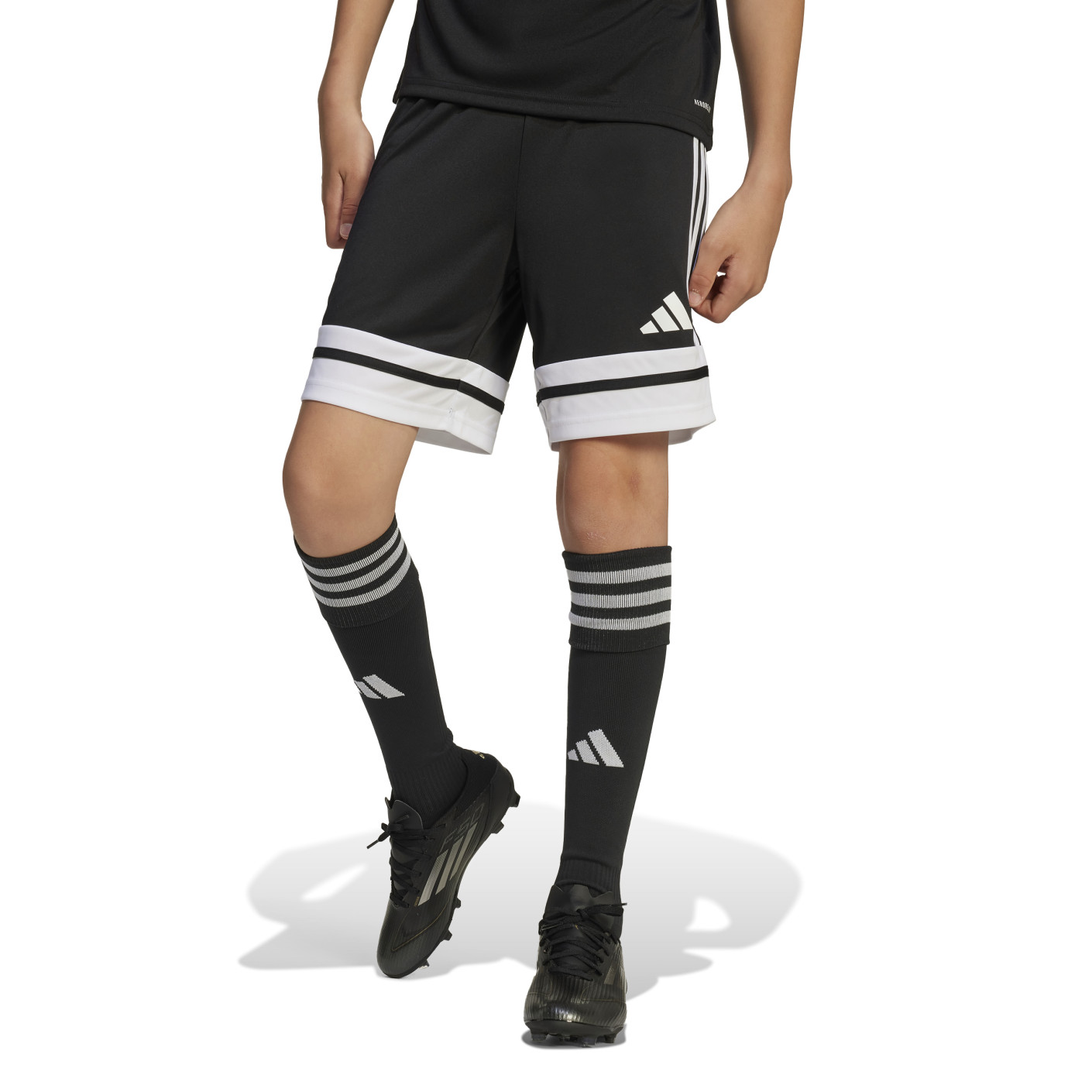 adidas Squadra 25 Short de Football Enfants Noir Blanc
