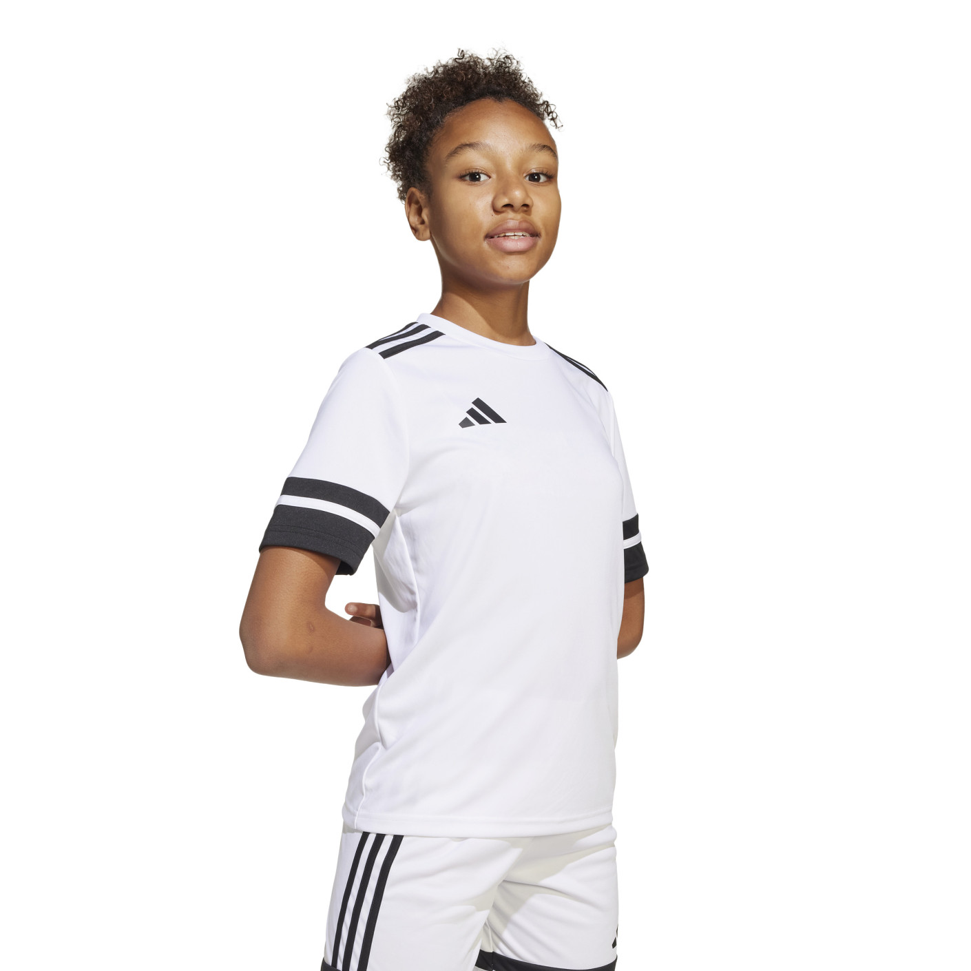 adidas Squadra 25 Maillot de Foot Enfants Blanc Noir