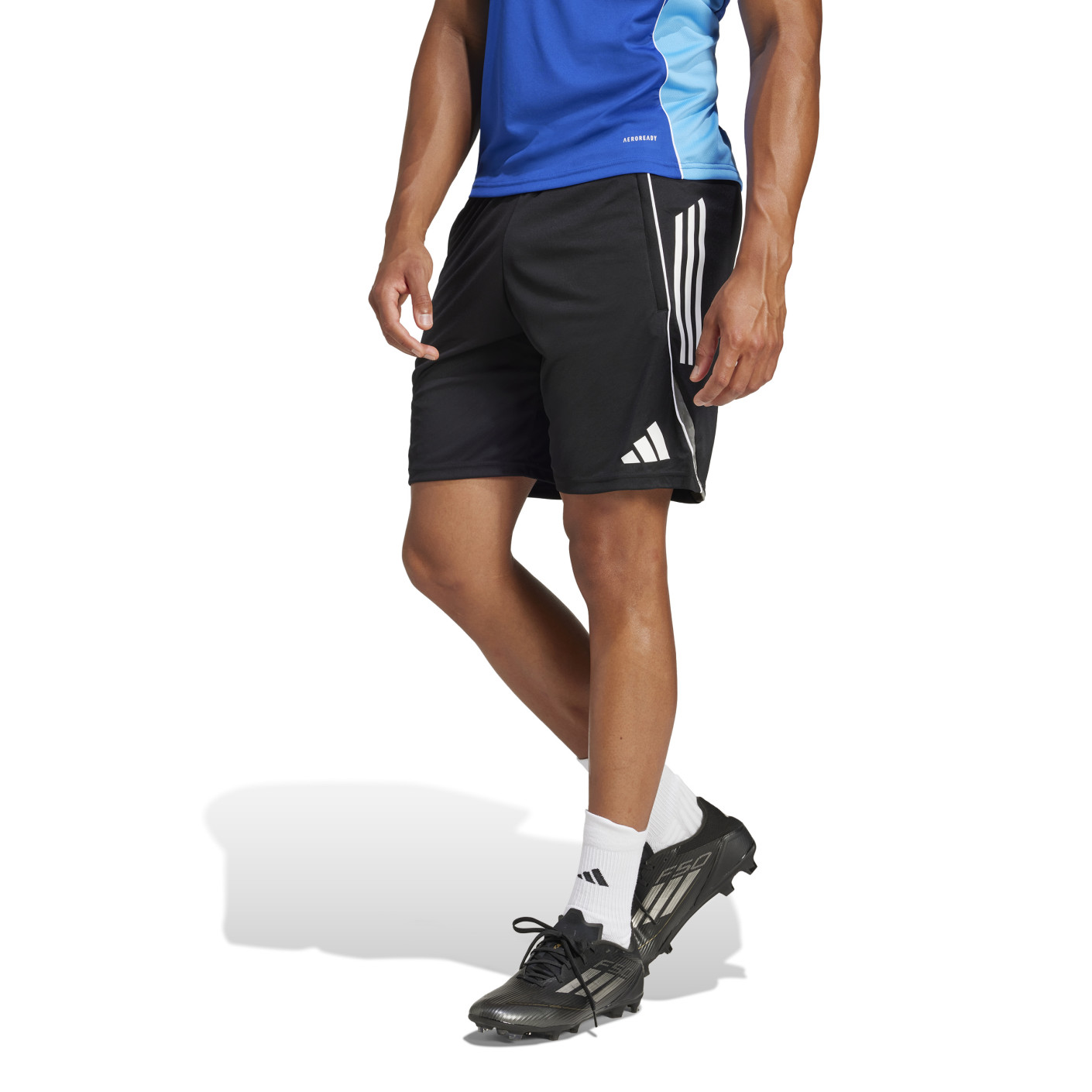 adidas Tiro 25 Competition Trainingsbroekje Zwart Wit Grijs