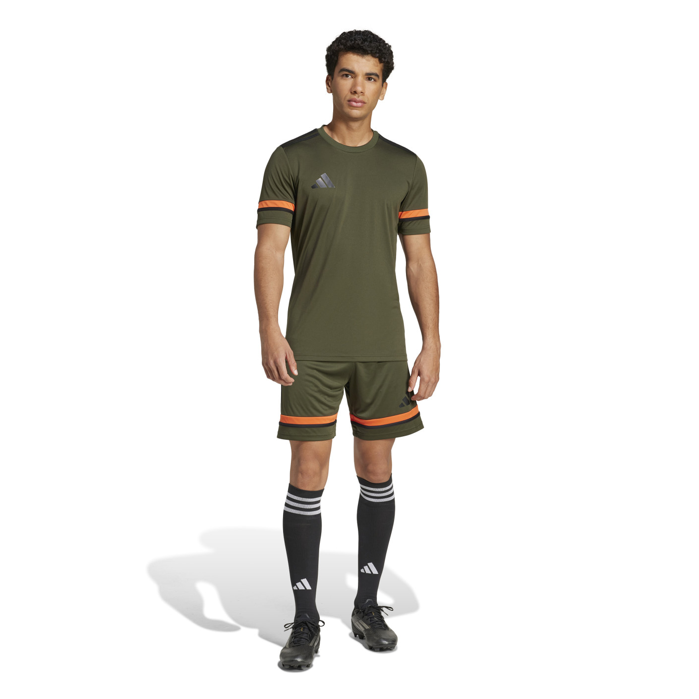 adidas Squadra 25 Tenue de Football Vert Foncé Noir Orange