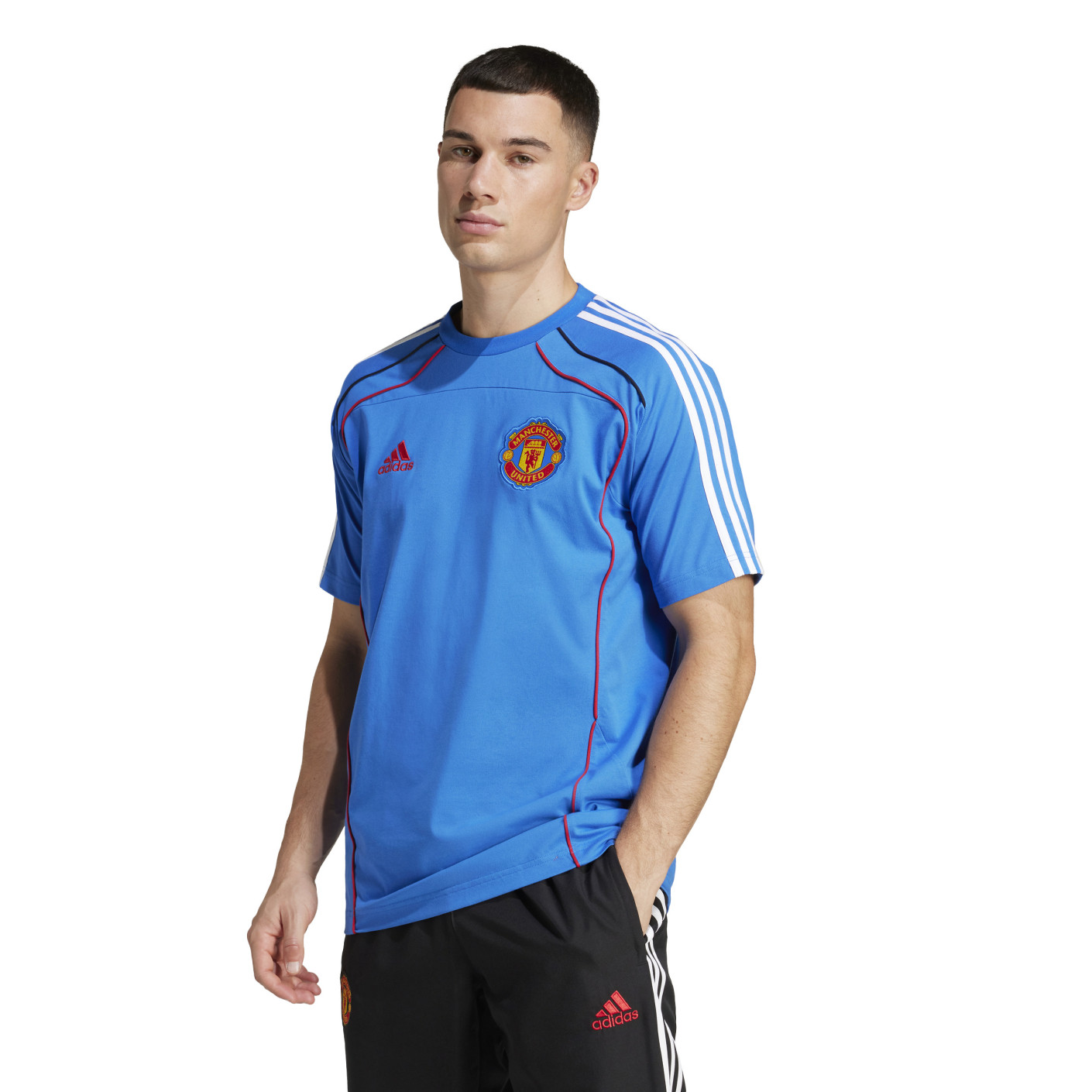 adidas Manchester United Urban Purist T-Shirt Bleu Rouge Blanc