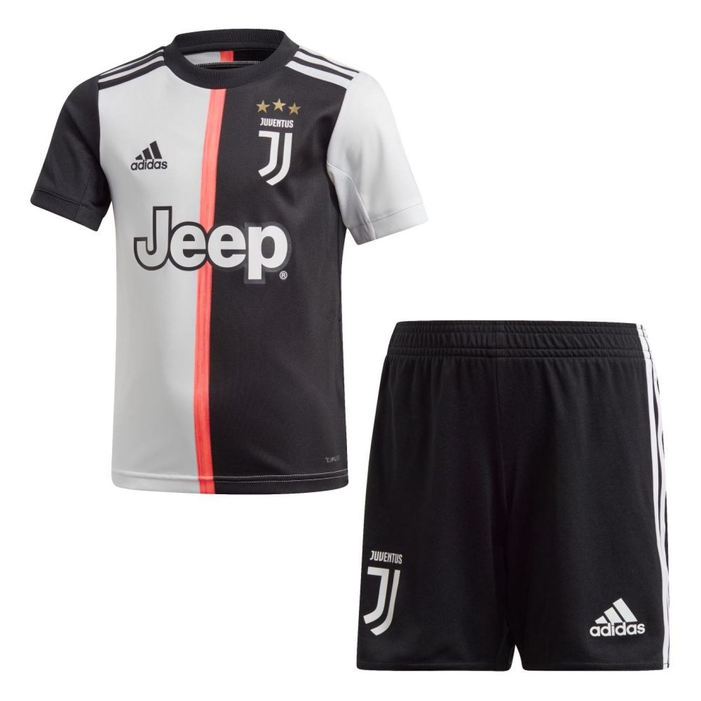 adidas Juventus Thuis Minikit 2019-2020 Zwart Wit