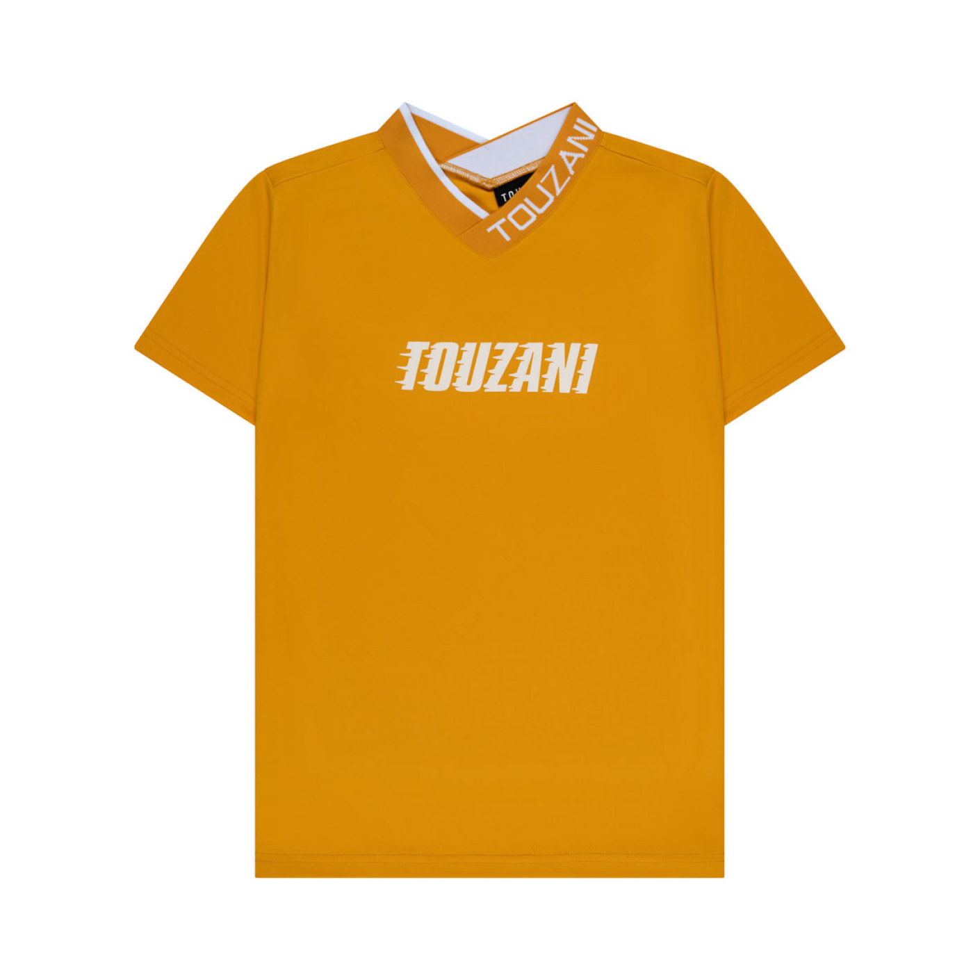 Touzani Aigoromo Maillot de Football Enfants Orange Blanc