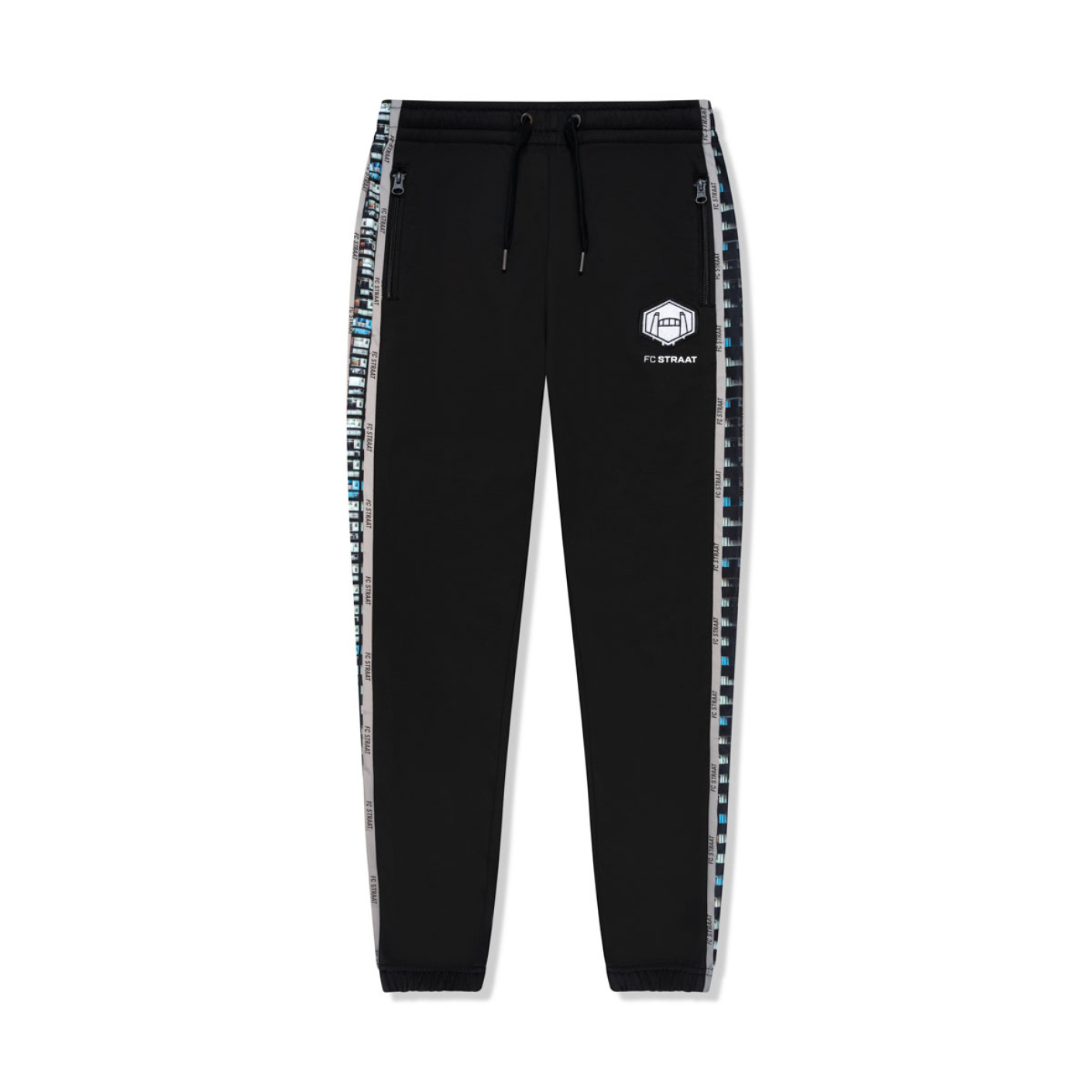 Touzani Alpine Trainingsbroek Kids Zwart Wit