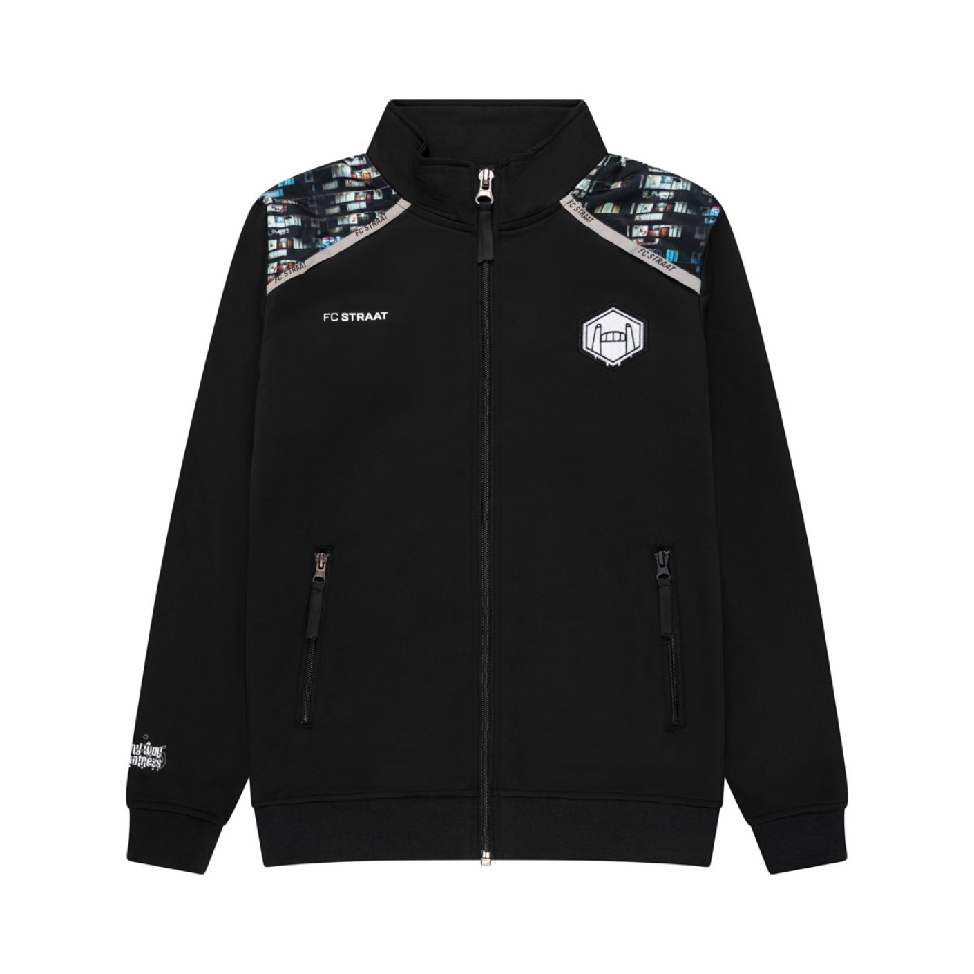 Touzani Damascus Veste d'Entraînement Enfants Noir Blanc