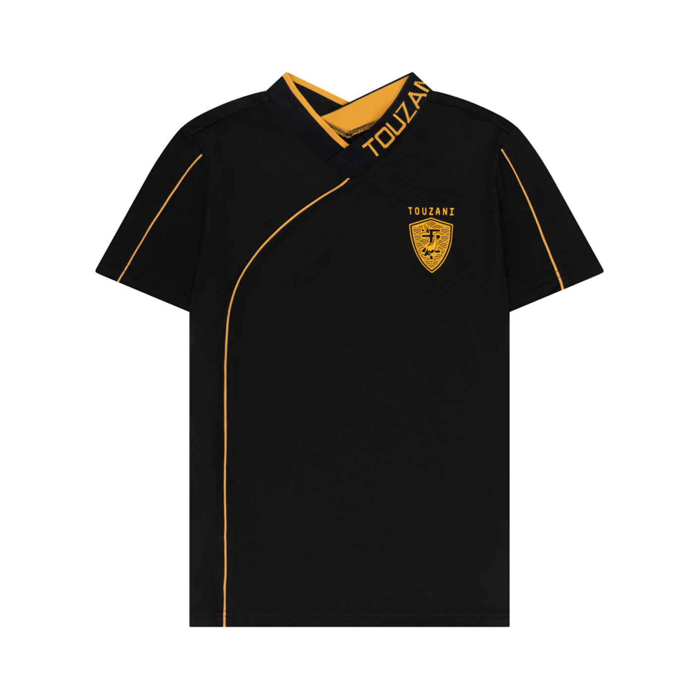 Touzani Kohaku Maillot de Football Enfants Noir Doré