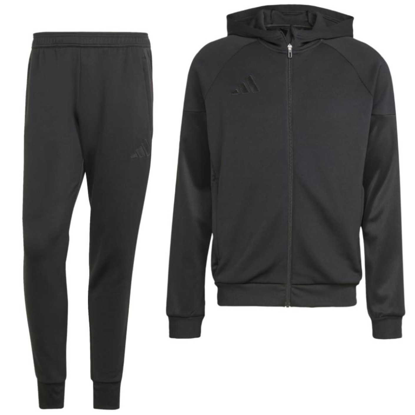 Survêtement décontracté adidas Tiro 25 à capuche entièrement zippé, noir