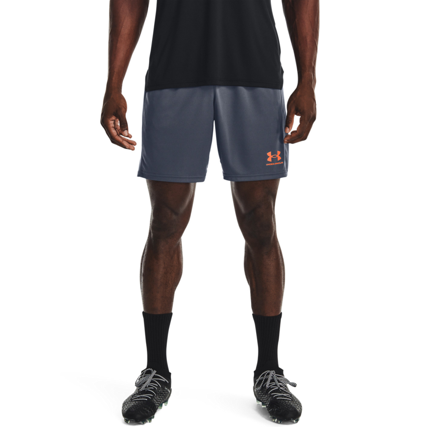 Under Armour Challenger Short d'Entraînement Gris Foncé Orange