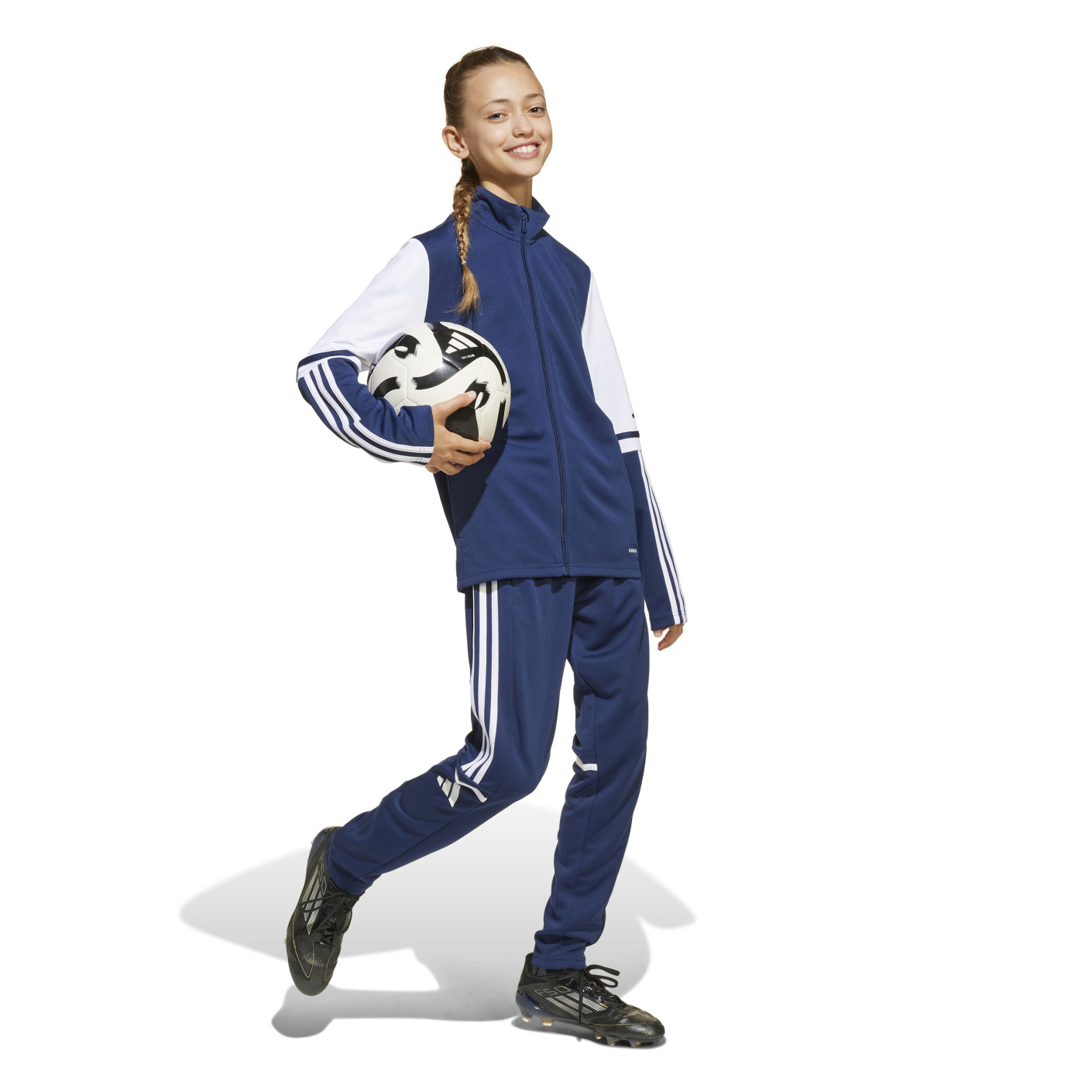 adidas Squadra 25 Trainingspak Kids Donkerblauw Wit