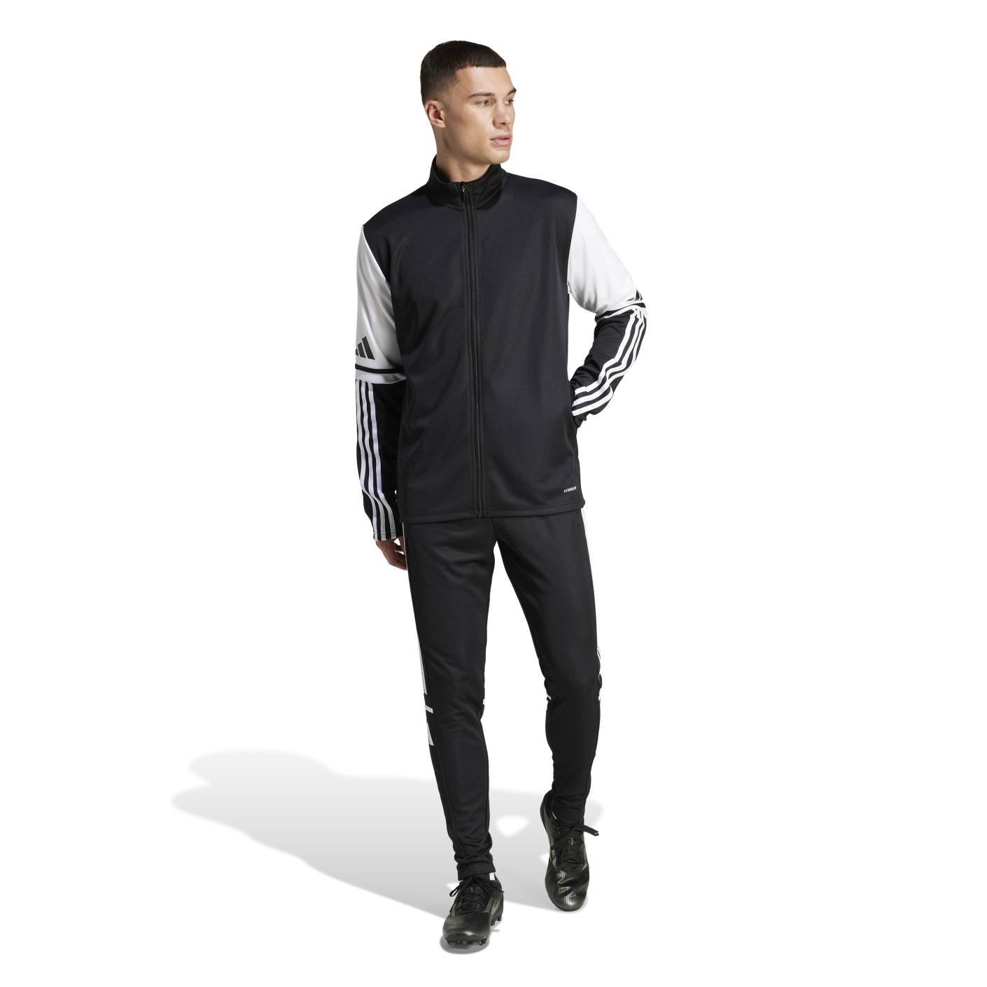 adidas Squadra 25 Survêtement Full-Zip Bleu Foncé Blanc