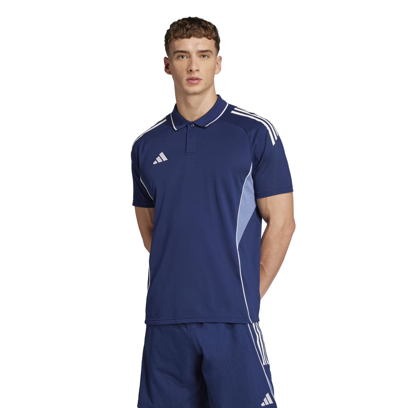 adidas Tiro 25 Competition Polo Bleu Foncé Bleu Clair