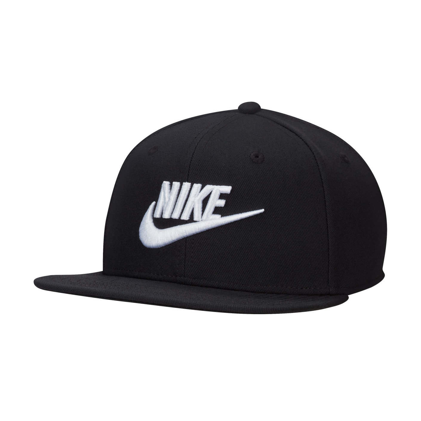 Casquette Nike Dri-FIT Pro Structurée Futura noire et blanche