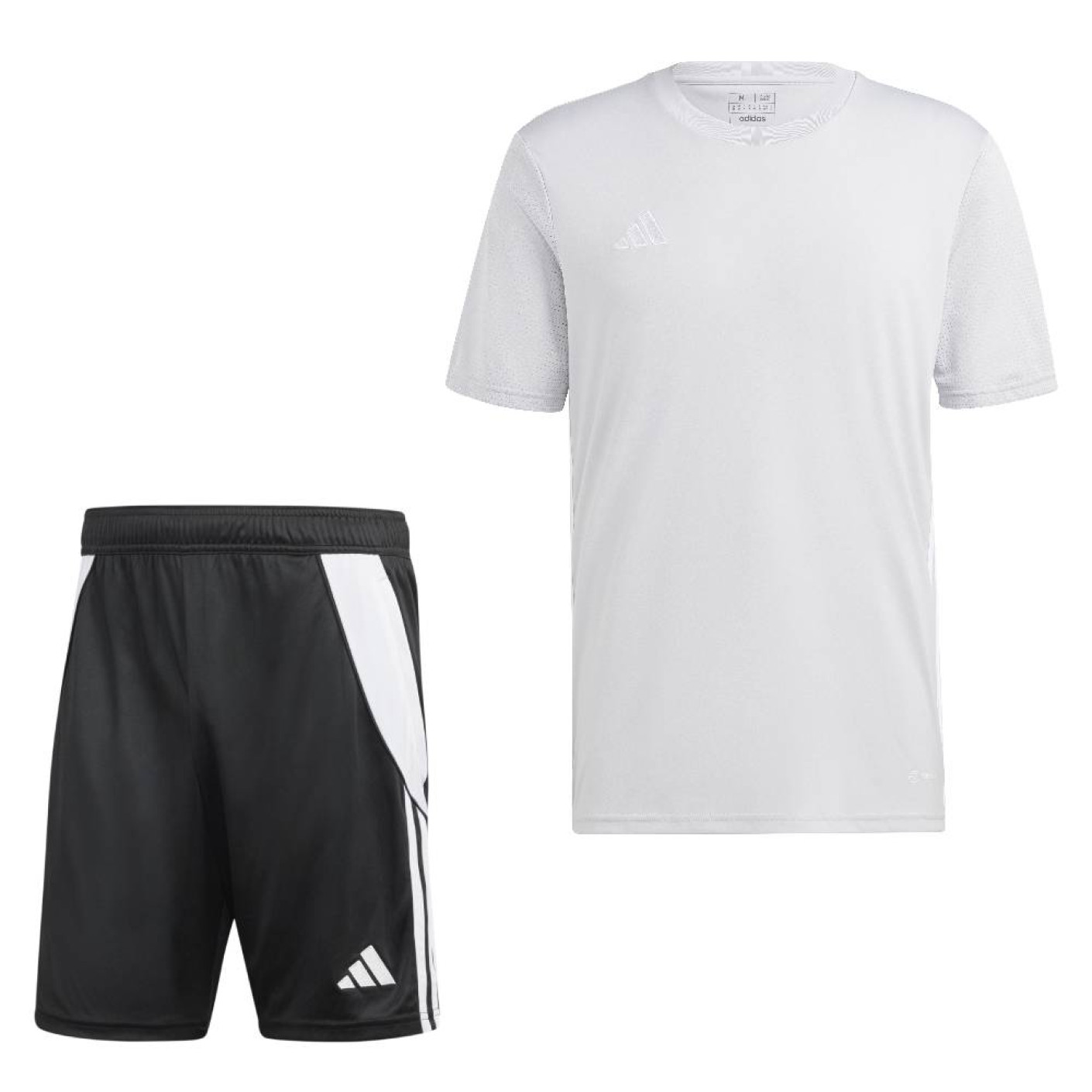 Set d'entraînement adidas Tabela gris clair blanc noir