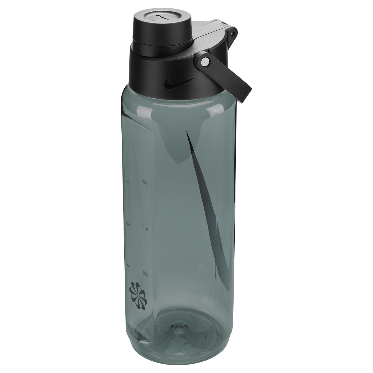 Bouteille à boire Nike TR Renew Recharge Chug 700 ml, vert foncé et noir