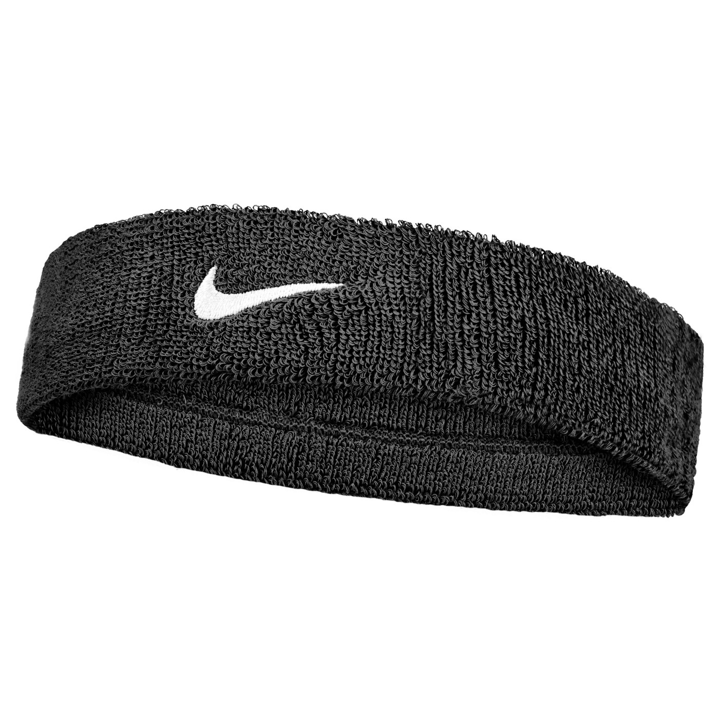 Nike Swoosh Classic Hoofdband Zwart Wit