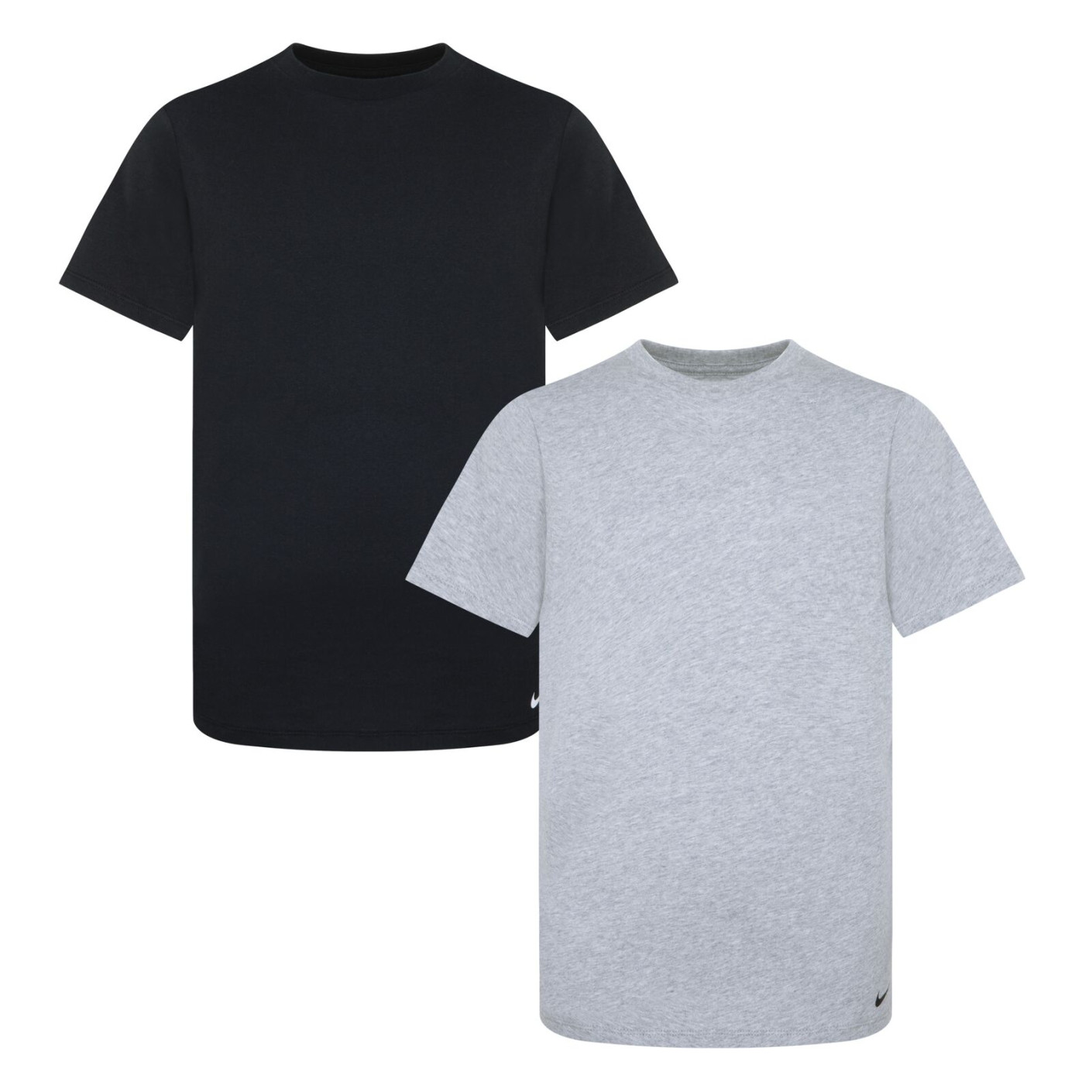 Lot de 2 sous-maillots Nike Crew pour garçons, noir et gris