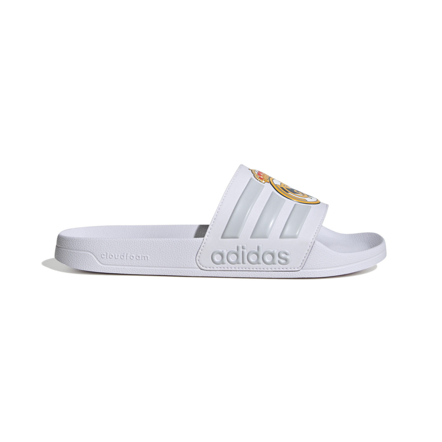 adidas Adilette Shower Real Madrid Slippers Wit Lichtgrijs Goud