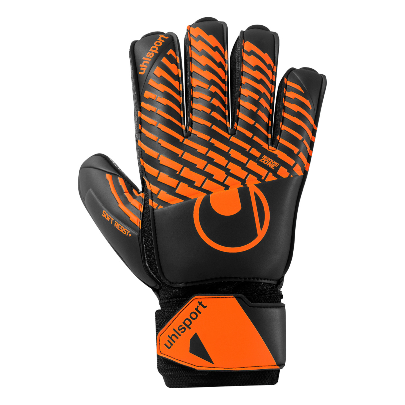 Uhlsport FM Soft Resist+ Flex Frame Gants de Gardien de But Noir Orange Vif