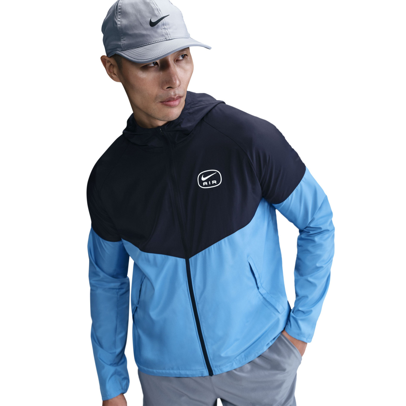 Nike Sportswear Air Veste Bleu Foncé Bleu Blanc