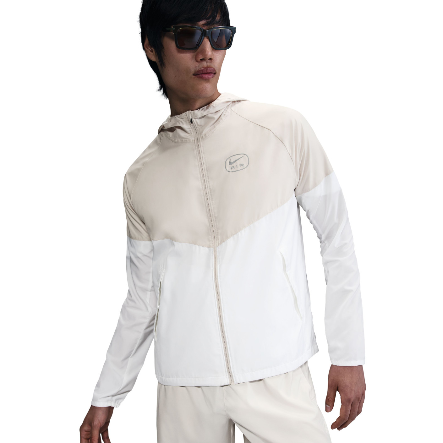 Nike Sportswear Air Veste Beige Blanc Doré
