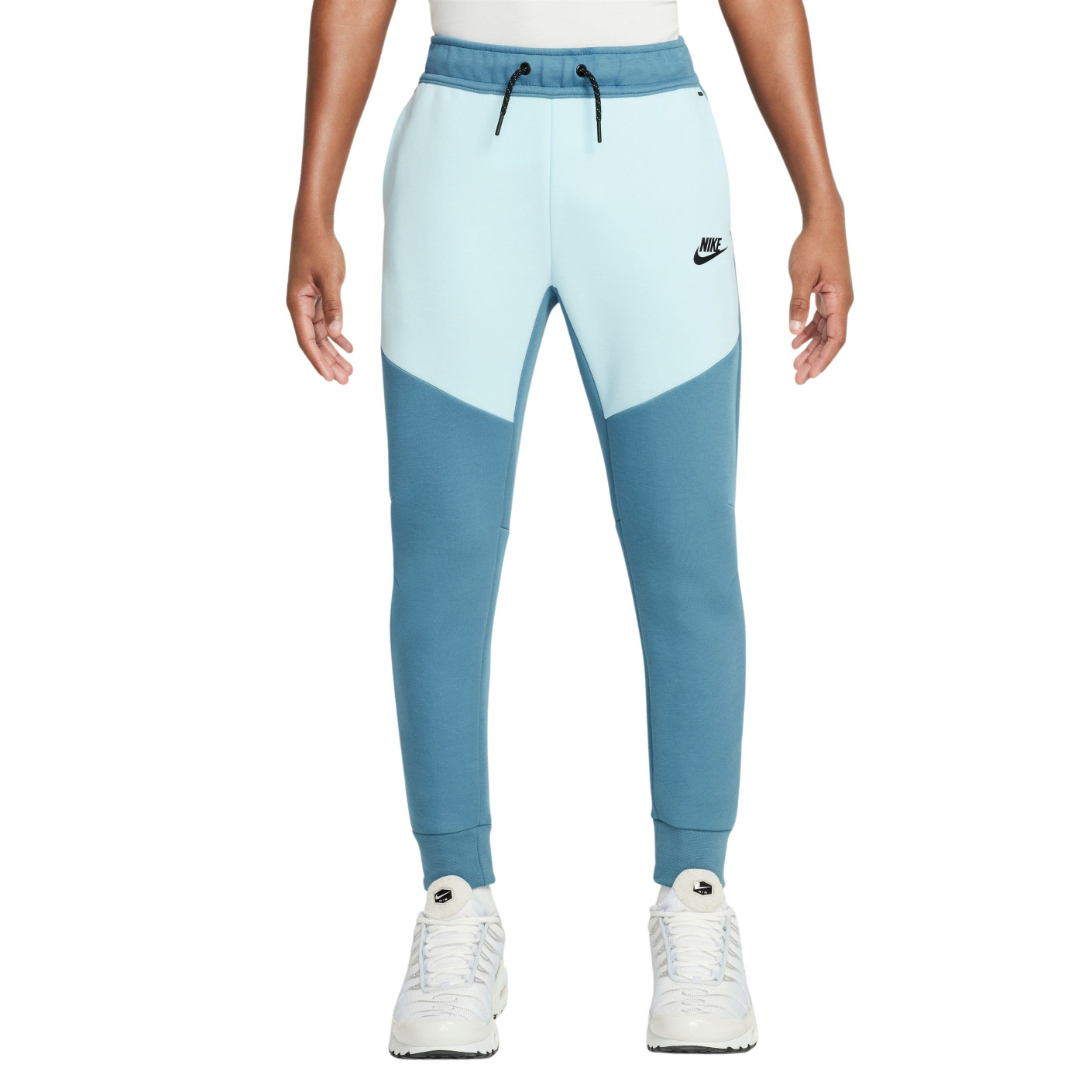 Nike Tech Fleece Sportswear Joggingbroek Kids Turquoise Lichtblauw Zwart