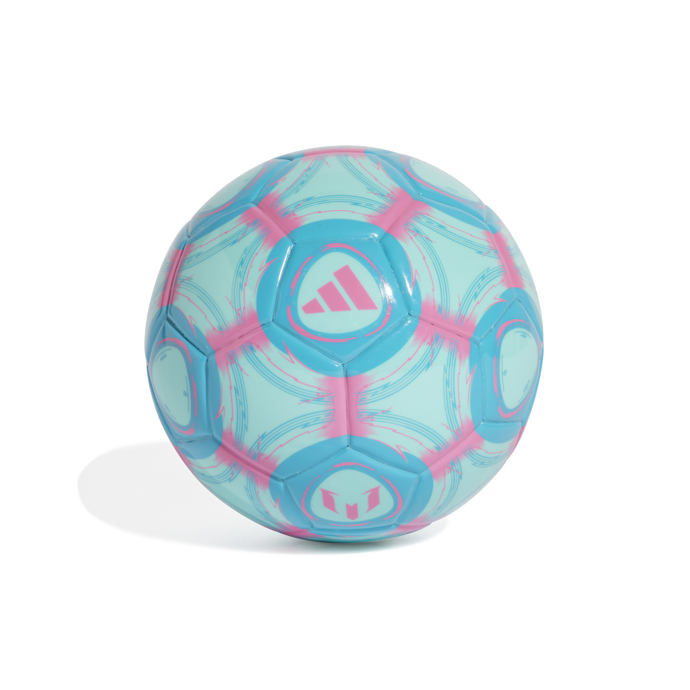 adidas Messi Mini Voetbal Maat 1 Turquoise Blauw Roze