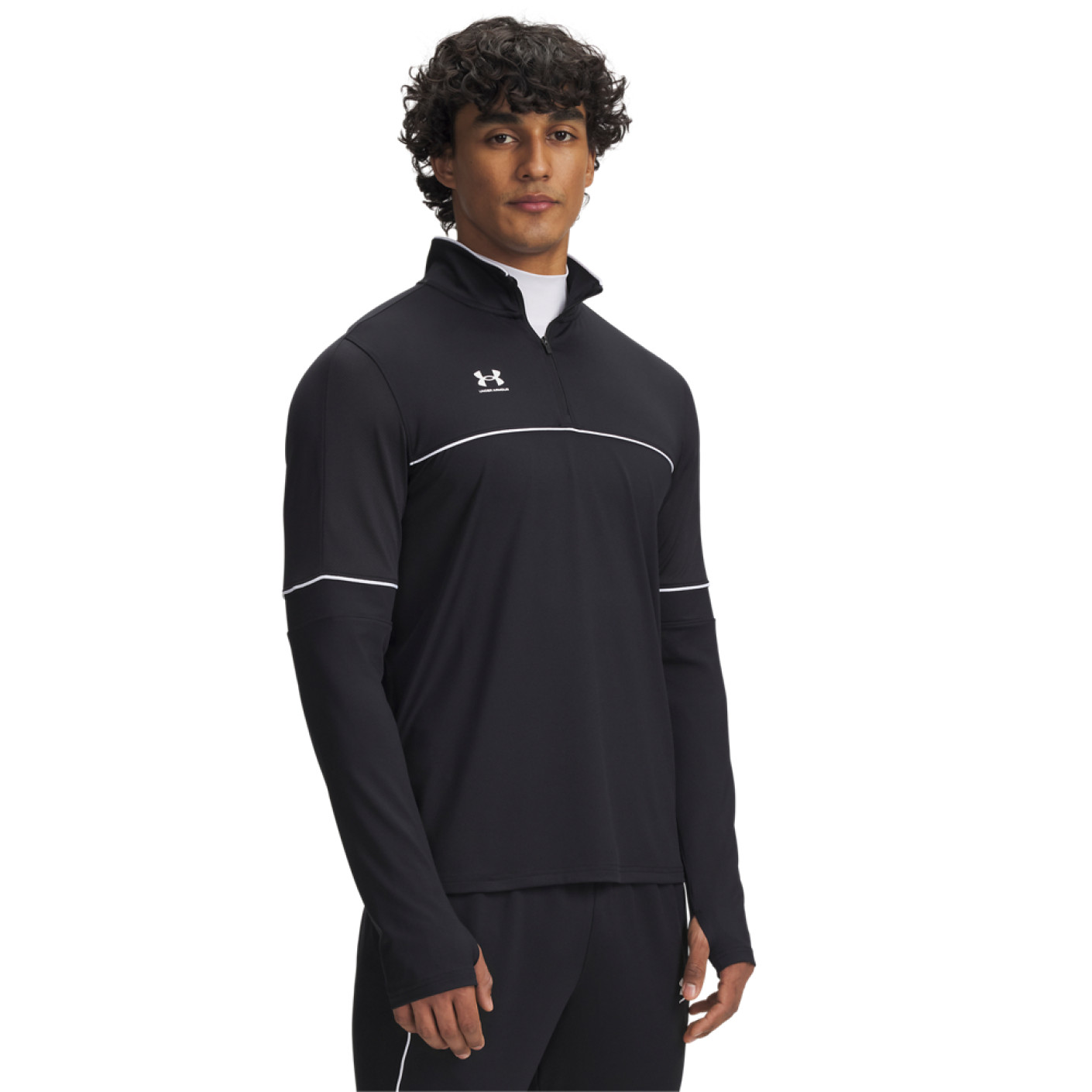 Haut d'entraînement Under Armour Challenger 1/4-Zip noir