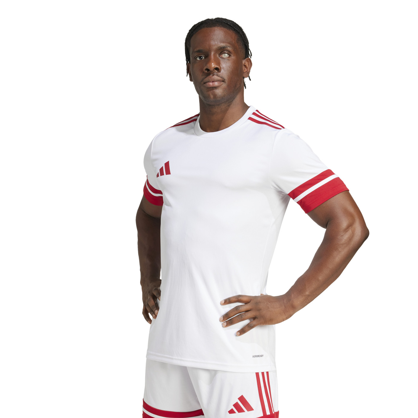 adidas Squadra 25 Maillot de Foot Blanc Rouge