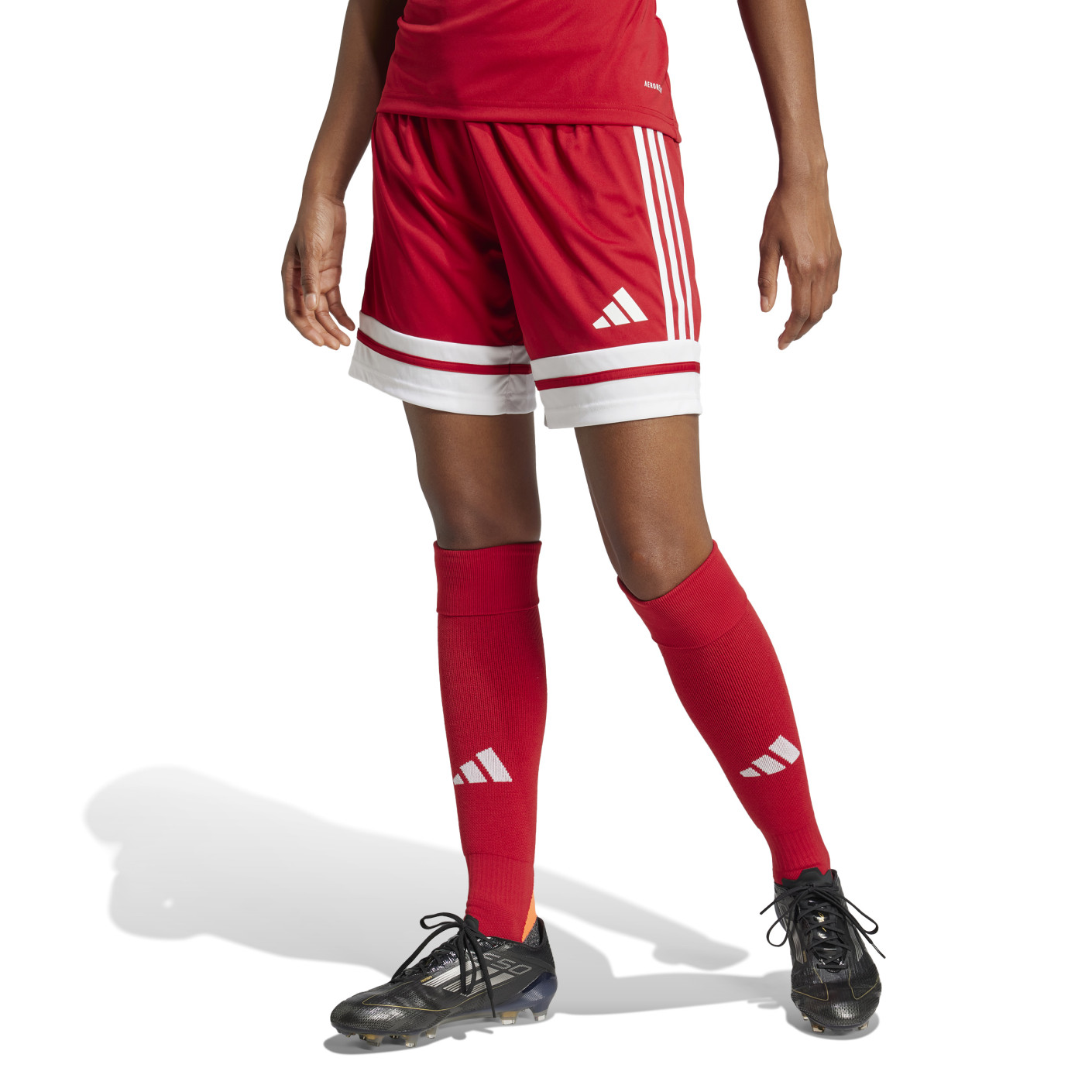 adidas Squadra 25 Voetbalbroekje Dames Rood Wit