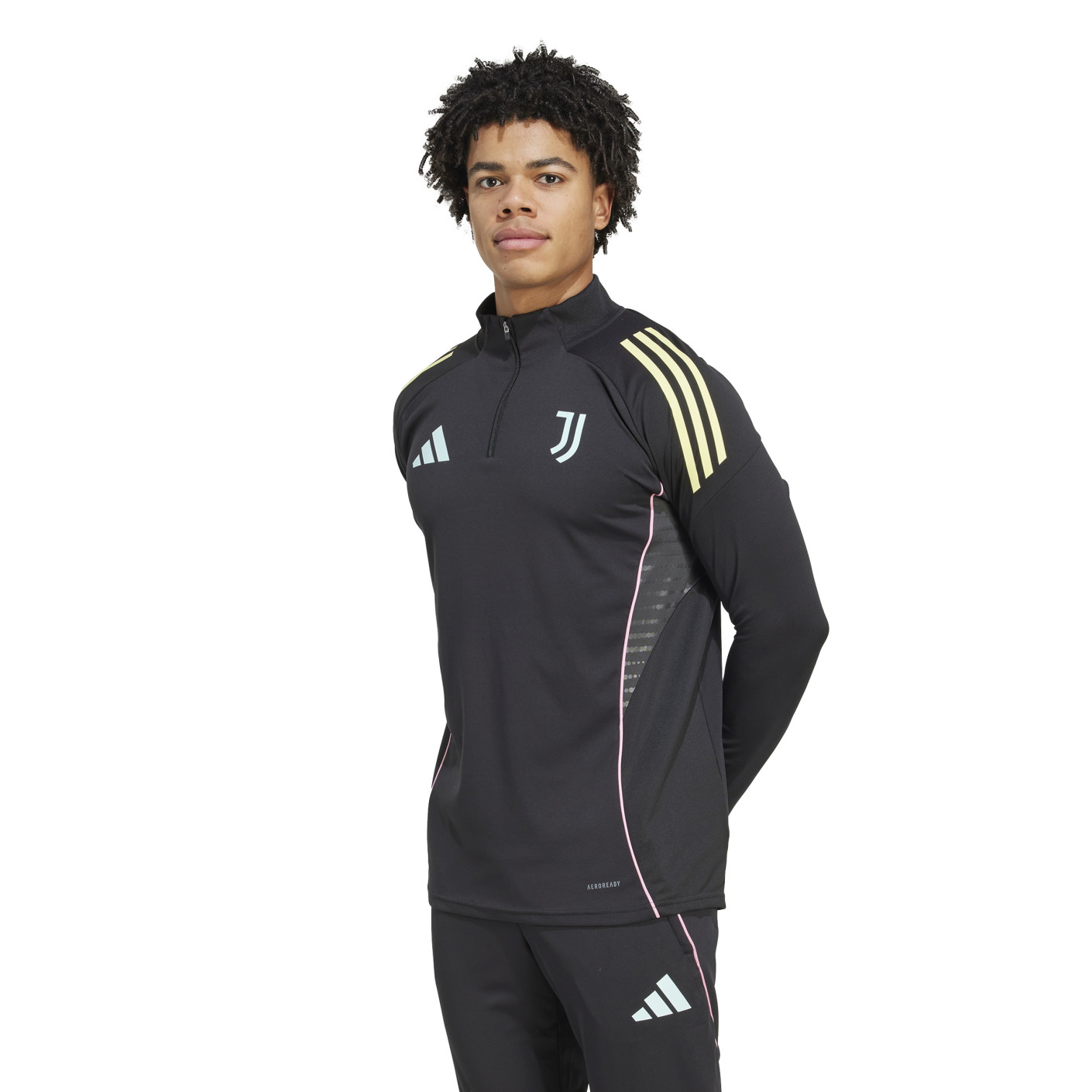 adidas Juventus Haut d'Entraînement 1/4-Zip 2025-2026 Noir