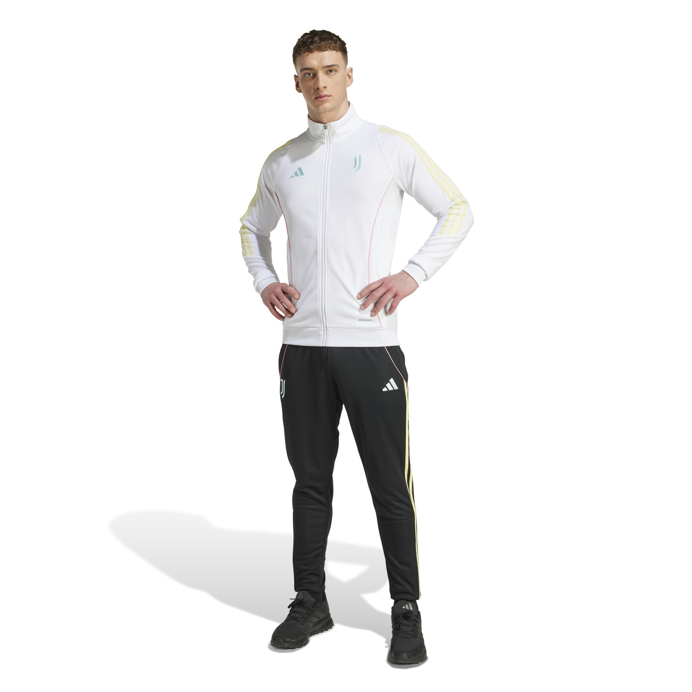 adidas Juventus Trainingspak Full-Zip 2025-2026 Wit Zwart