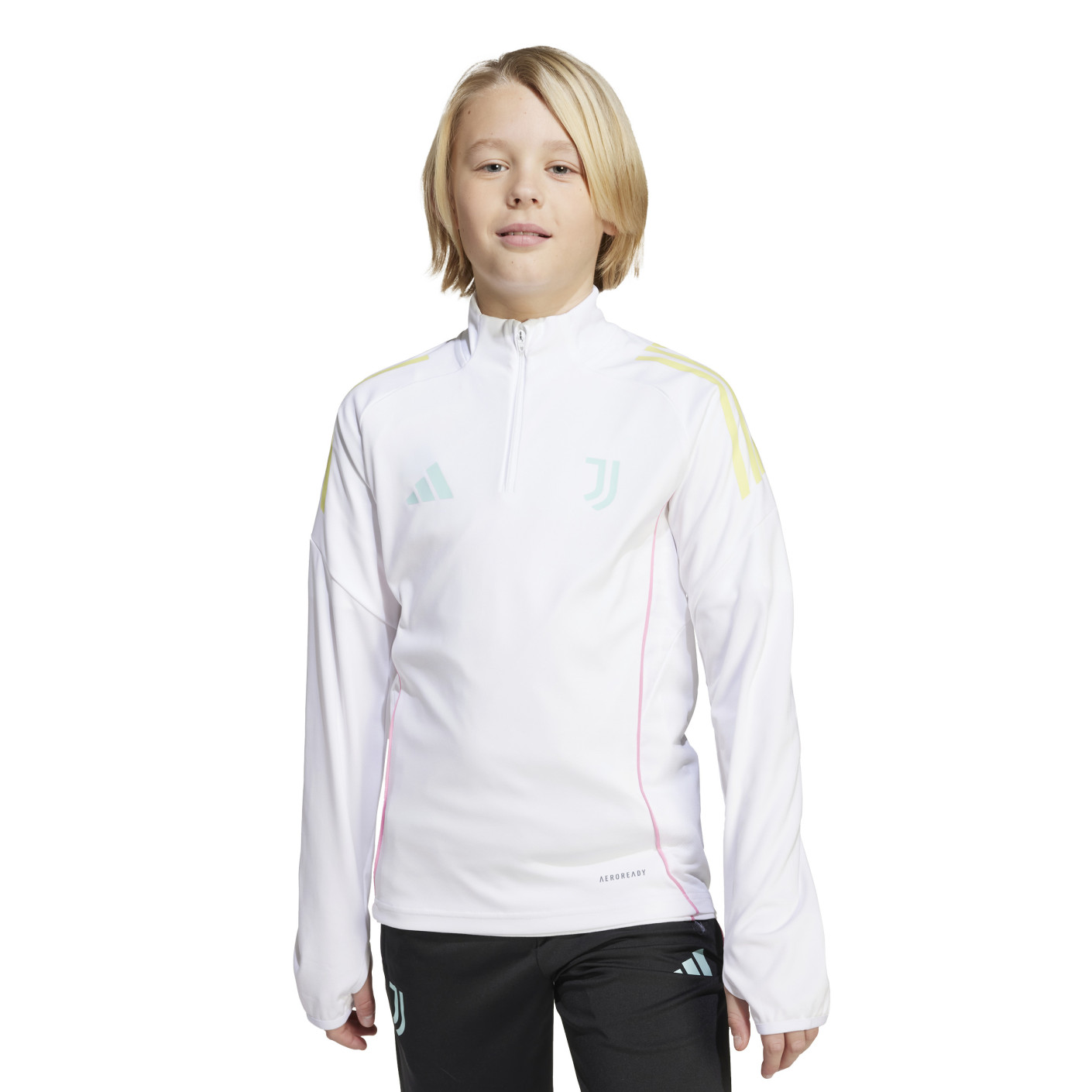 adidas Juventus Haut d'Entraînement 1/4-Zip 2025-2026 Enfants Blanc