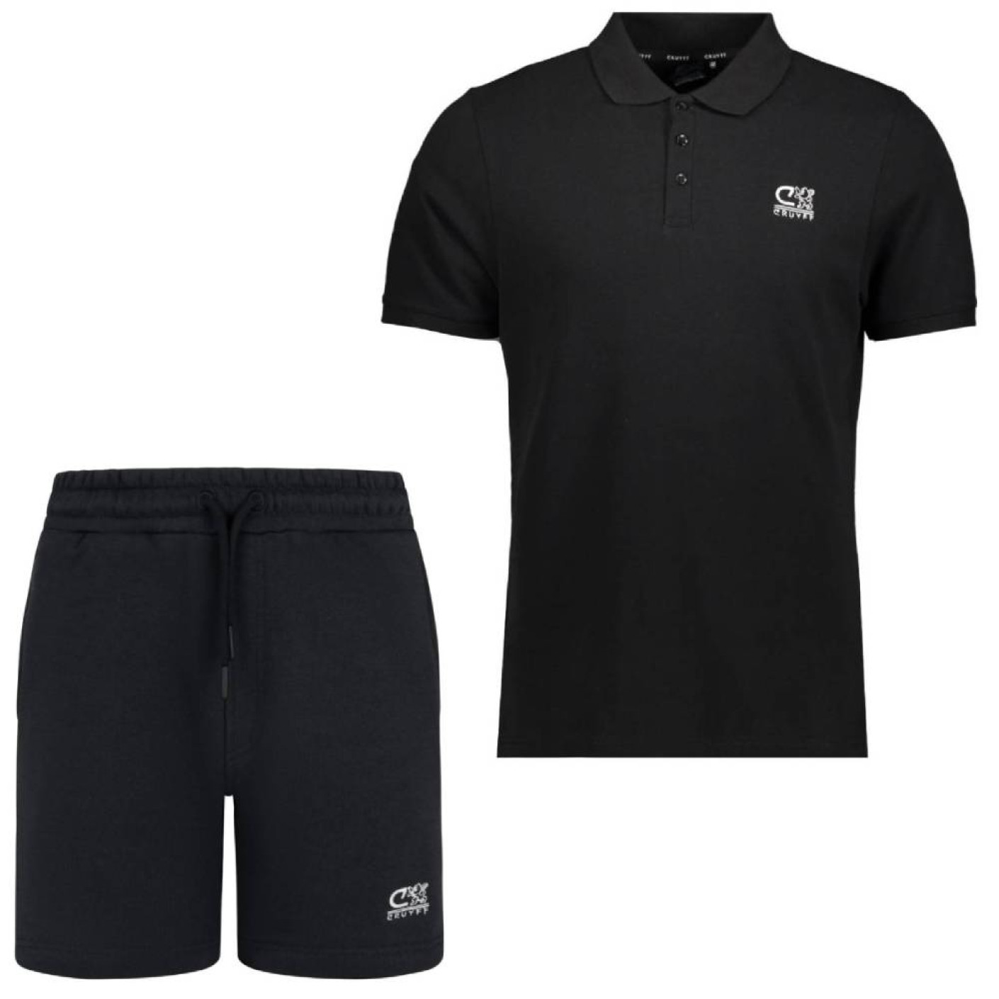 Ensemble d'été Cruyff Energized Polo noir