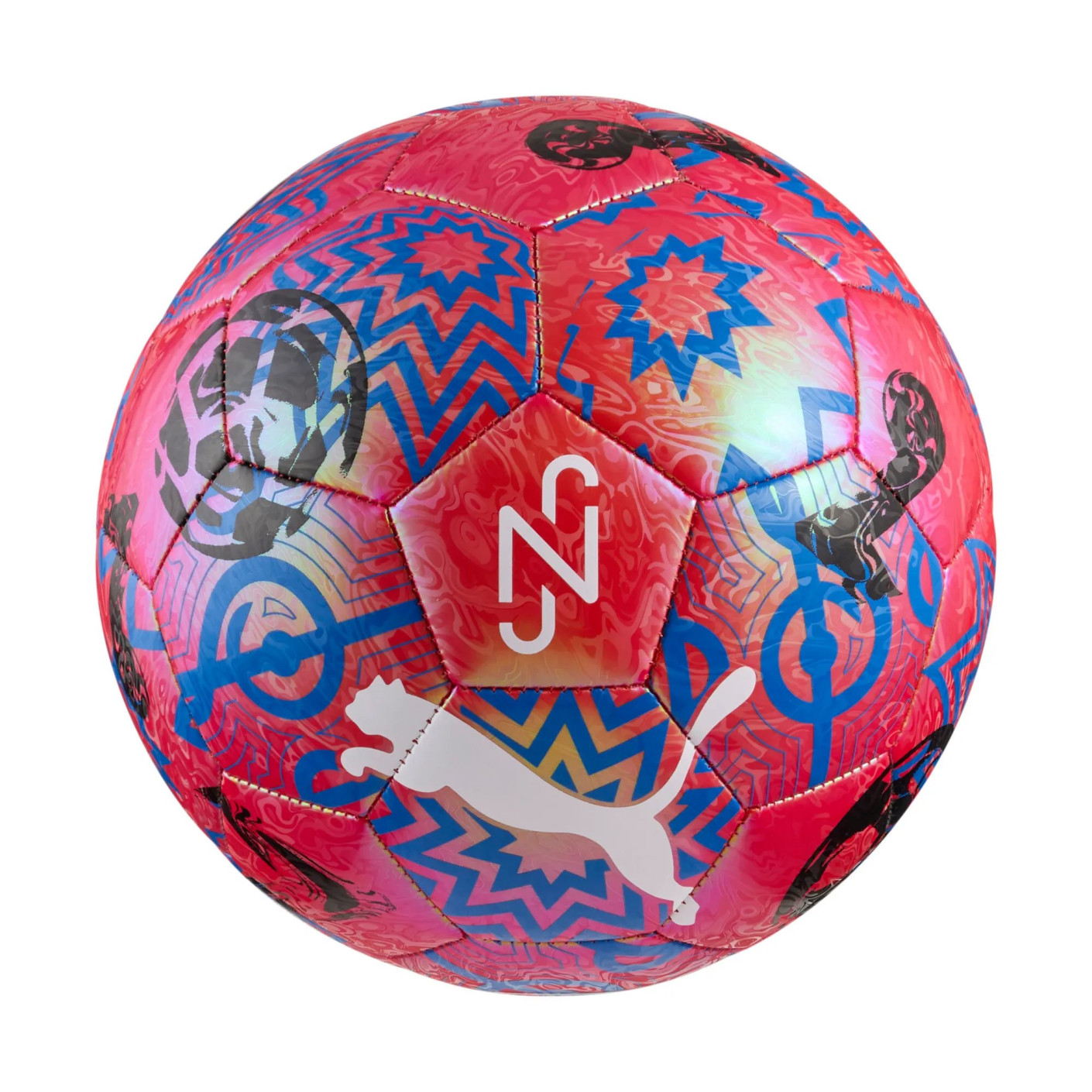 PUMA Neymar Junior Football graphique taille 5 rouge bleu blanc