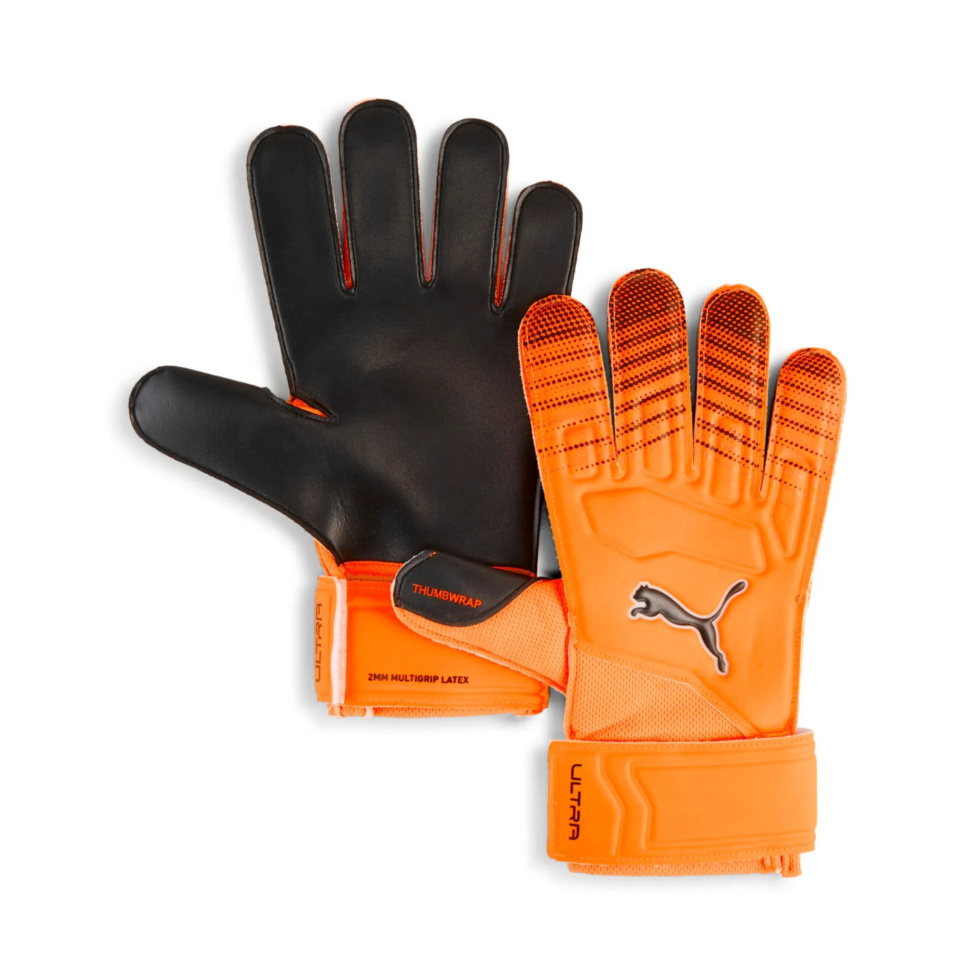PUMA Ultra Play RC Gants de Gardien de But Orange Argenté Noir