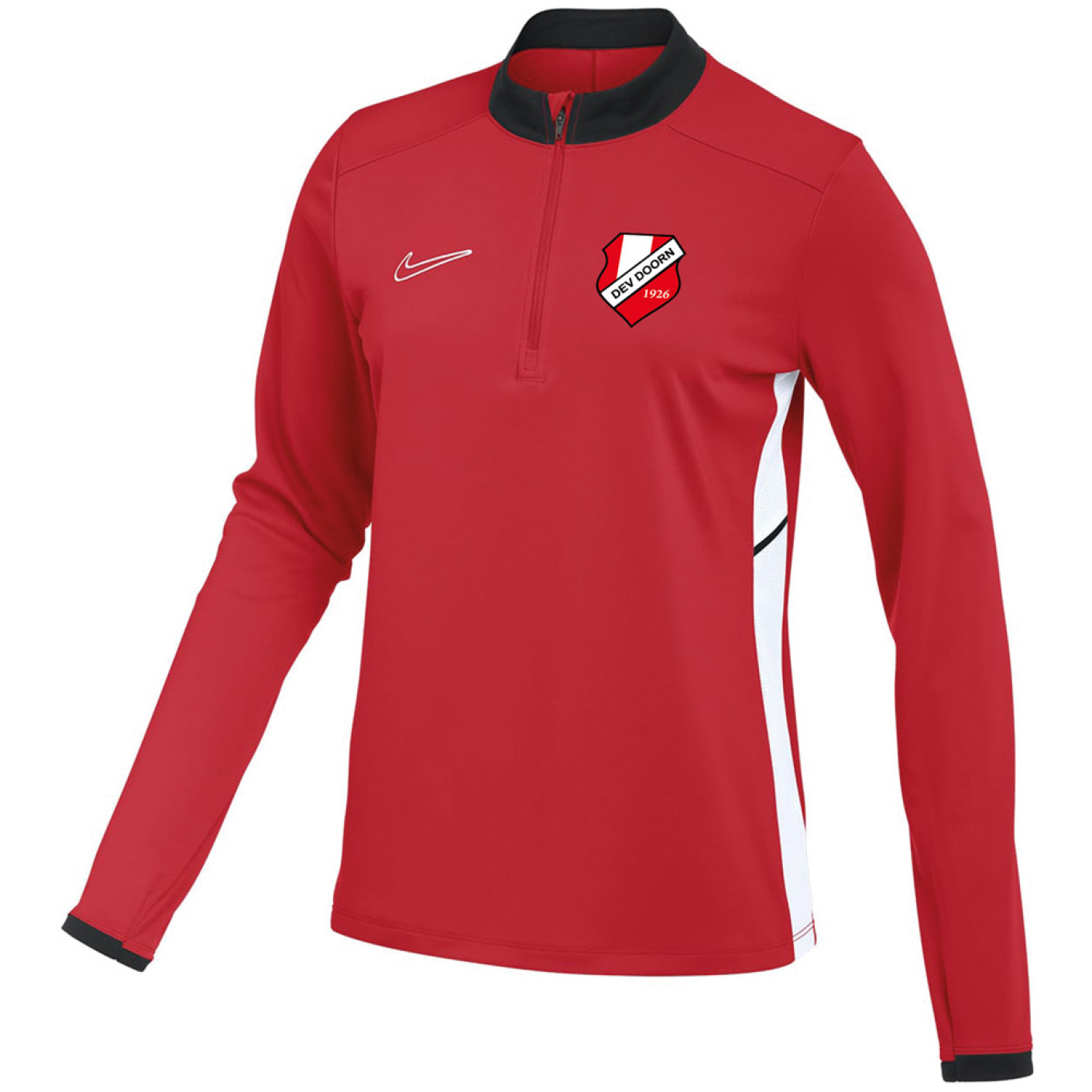 DEV Doorn Trainingstrui 1/4-Zip Dames Rood