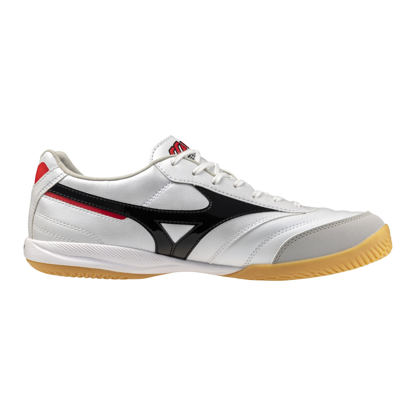 Mizuno Morelia Sala Pro Chaussures de Foot en Salle (IN) Blanc Noir Rouge