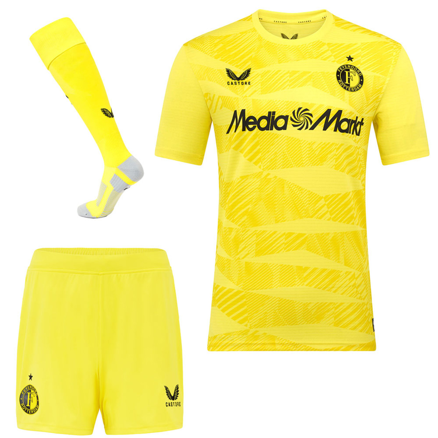 Kit de gardien de but à domicile Castore Feyenoord 2025-2026